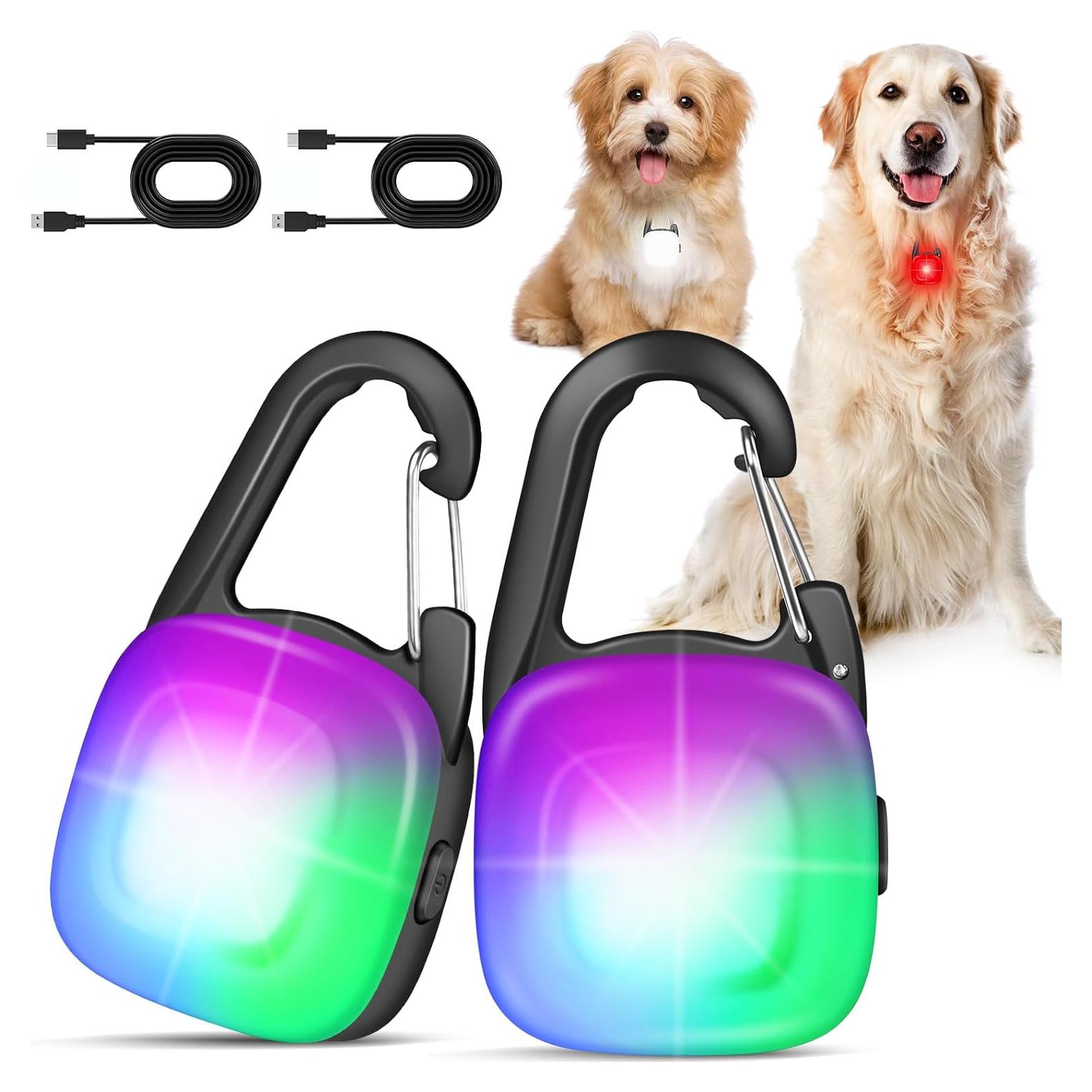 Luces LED Recargables para Perros POEEY - 4 Modos, IP68