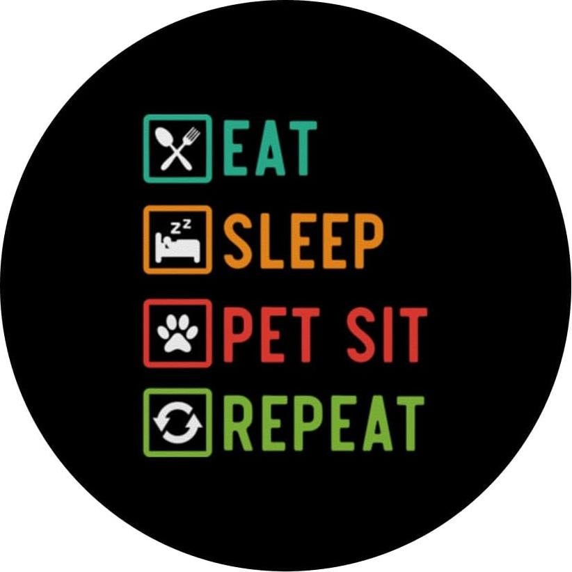 PopSockets PopGrip Adhesivo Cuidado de Mascotas Negro