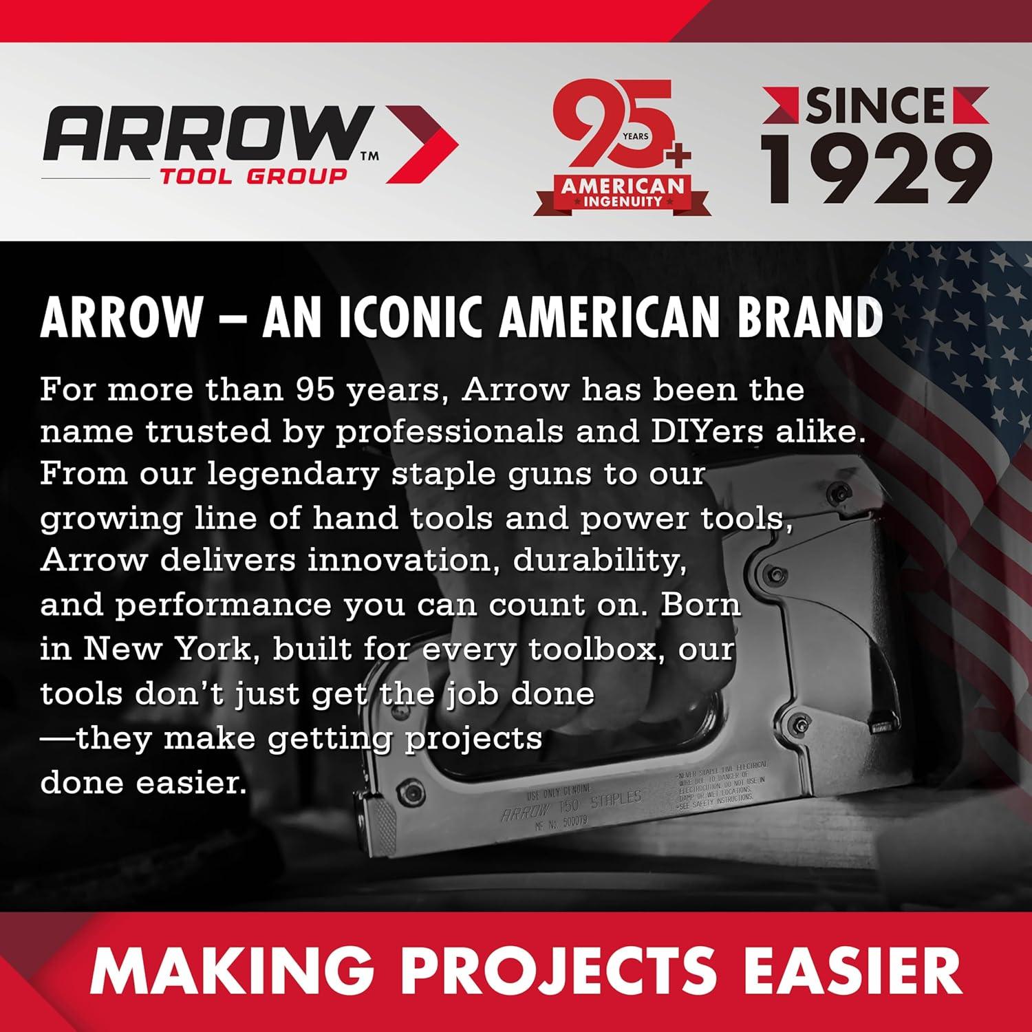 Cinta Métrica Arrow 7.62 m Doble Cara con Bloqueo y Gancho