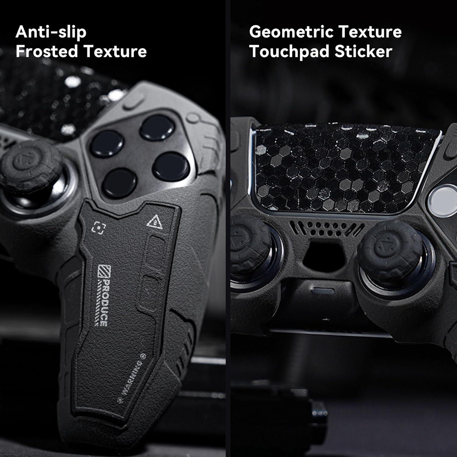 Funda Táctica GeekShare para Controlador PS5 - Silicona Negra