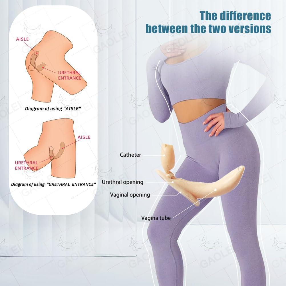 Pantalones de realce de cadera de silicona Genérico marrón