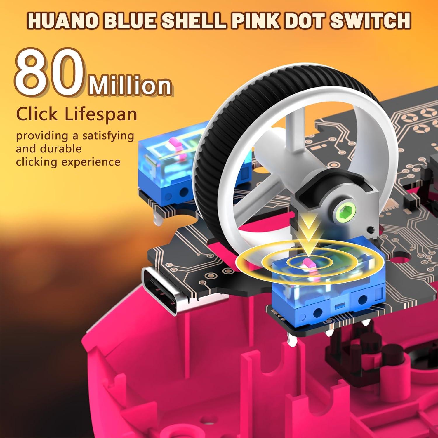 Ratón Gaming Inalámbrico MAMBASNAKE G3 Rojo 25000 DPI