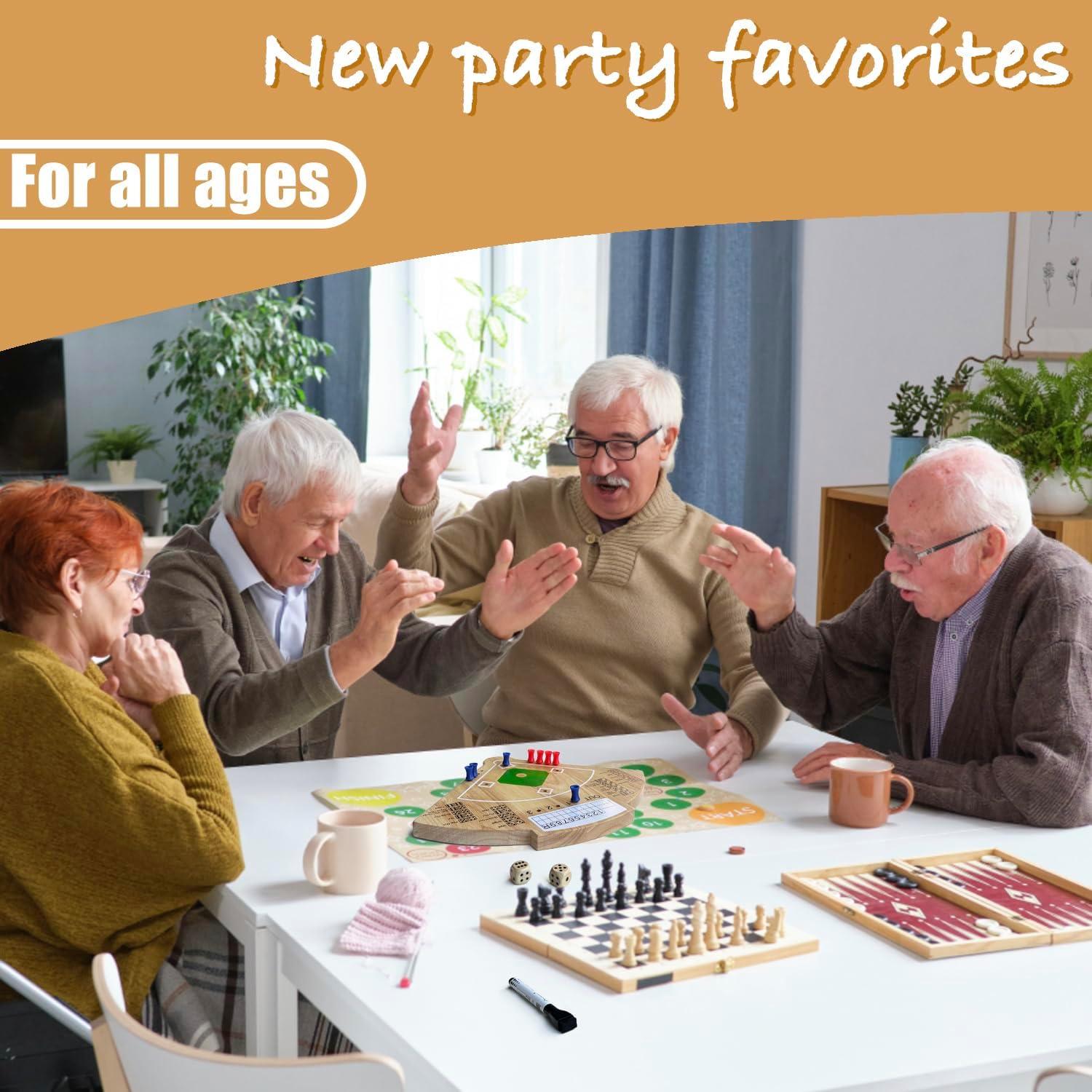 Juego de Mesa de Béisbol Deartisan Modelo 4 Madera Original