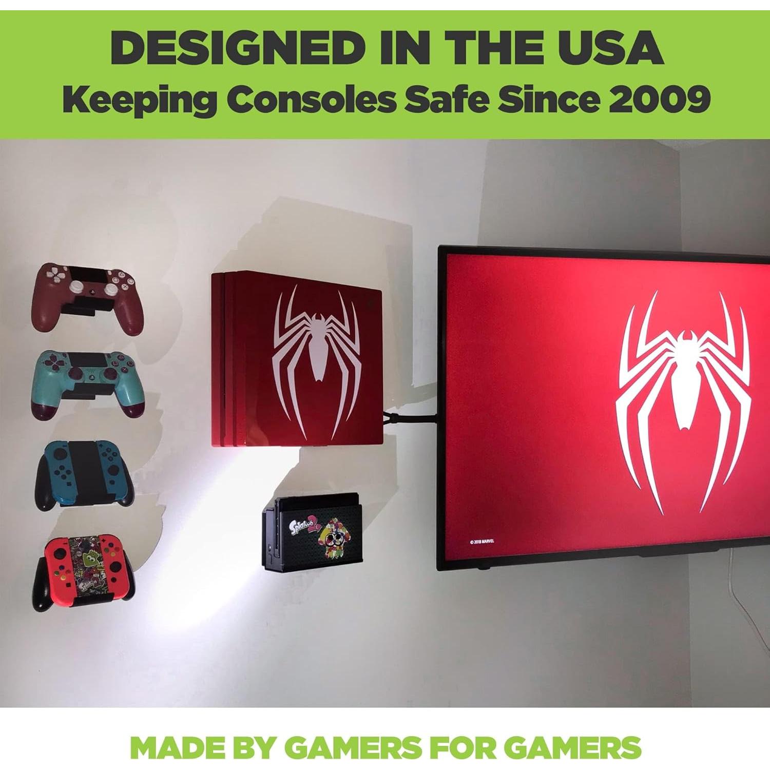 Soporte de Pared HIDEit para Nintendo Switch - Acero Resistente