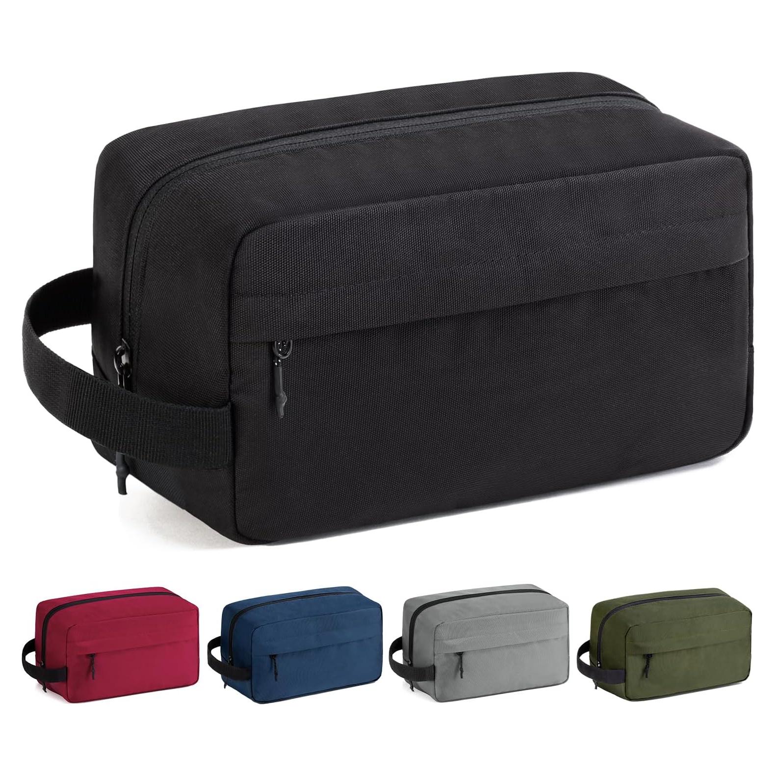 Bolsa de Aseo de Viaje Vorspack Mediana Negra Resistente al Agua