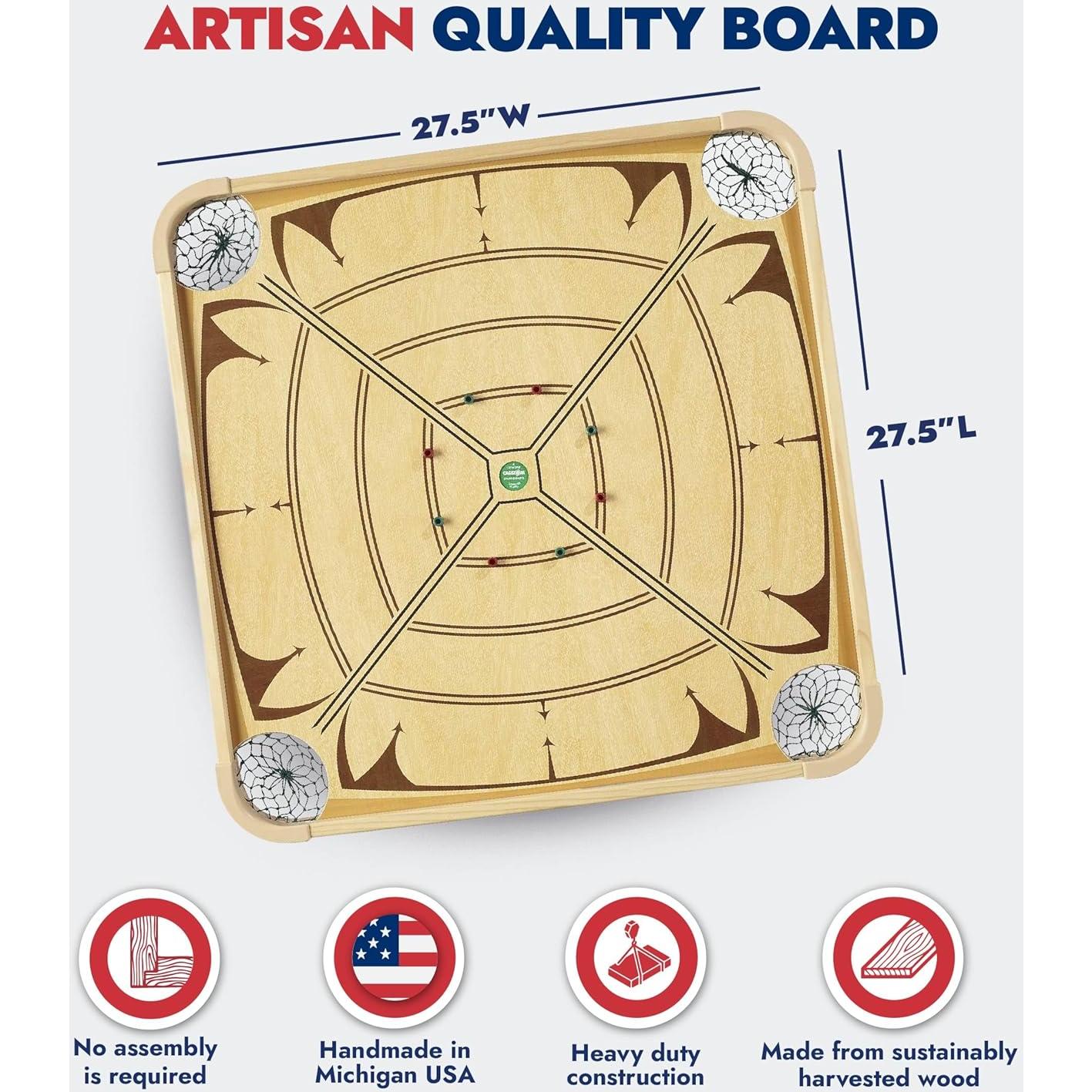 Juego de Carrom Carrom 2850 - Mesa de Juegos 85 en 1