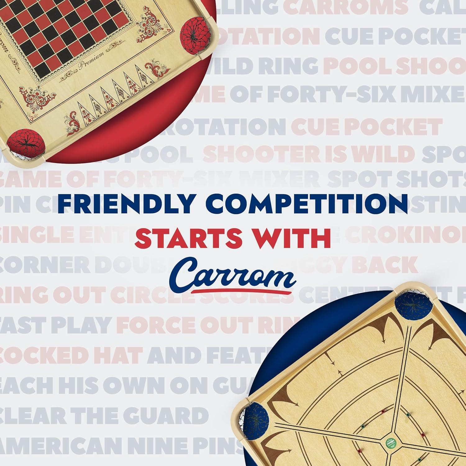 Juego de Carrom Carrom 2850 - Mesa de Juegos 85 en 1