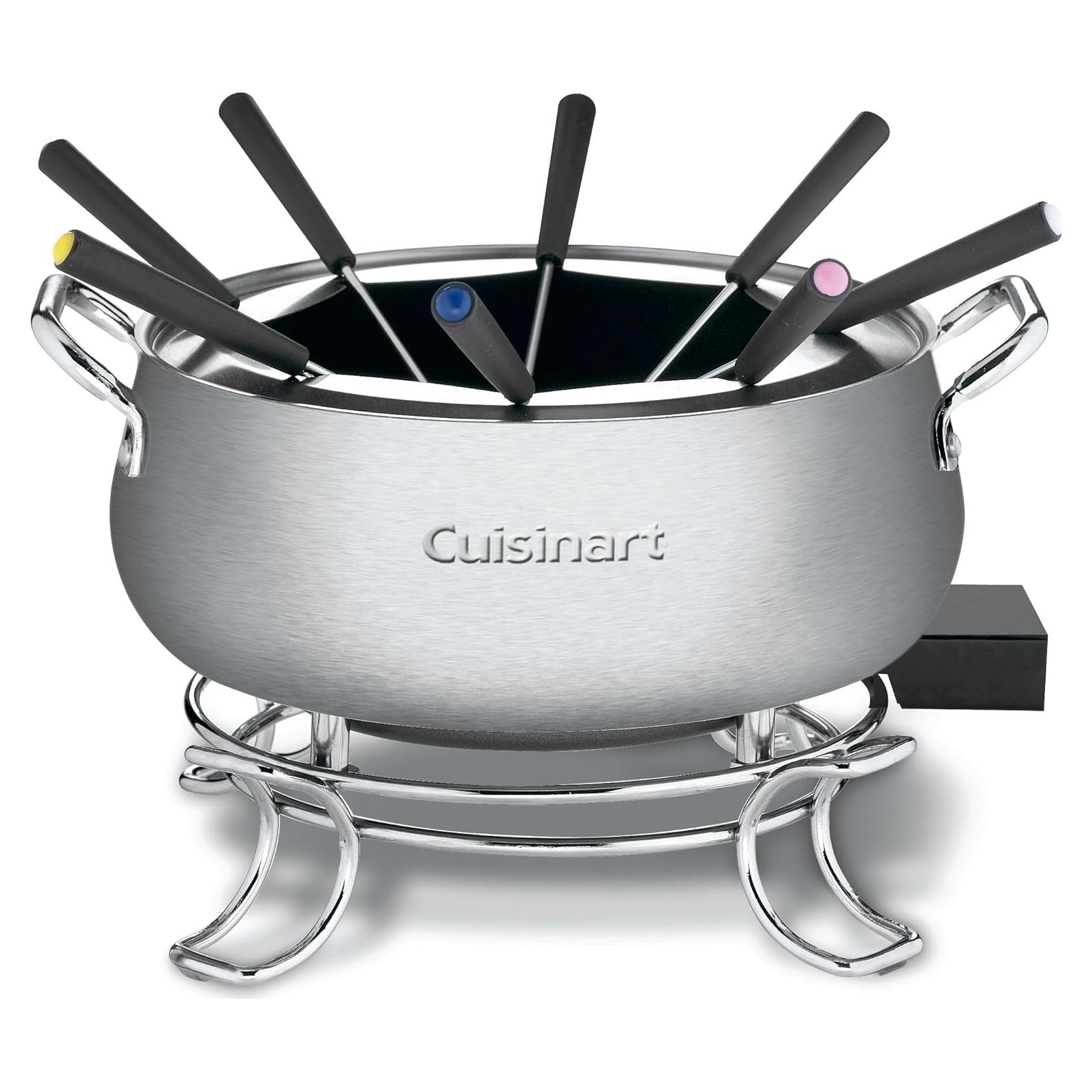 Cacerola de Fondue Cuisinart 2,84L Acero Inoxidable 1000W