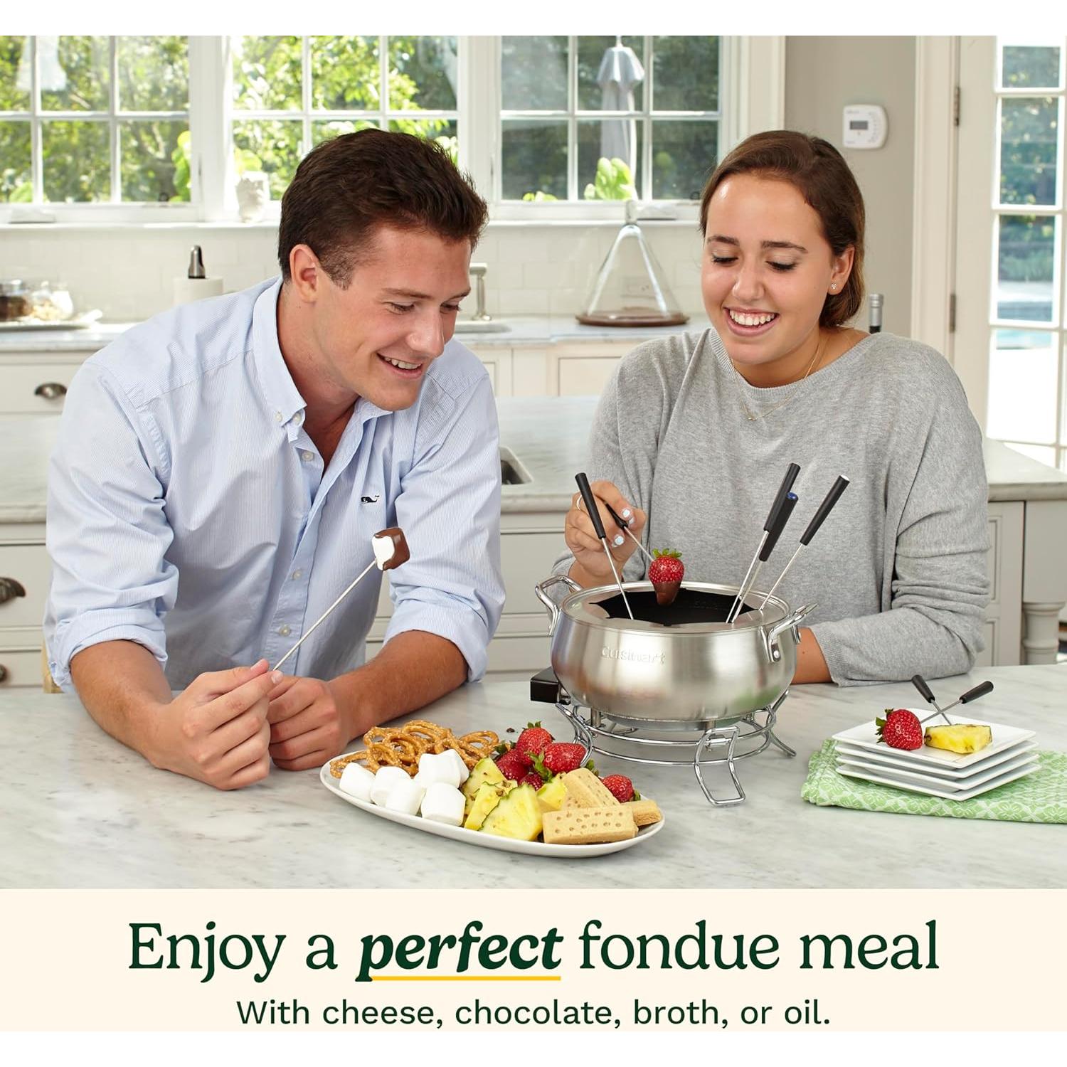 Cacerola de Fondue Cuisinart 2,84L Acero Inoxidable 1000W