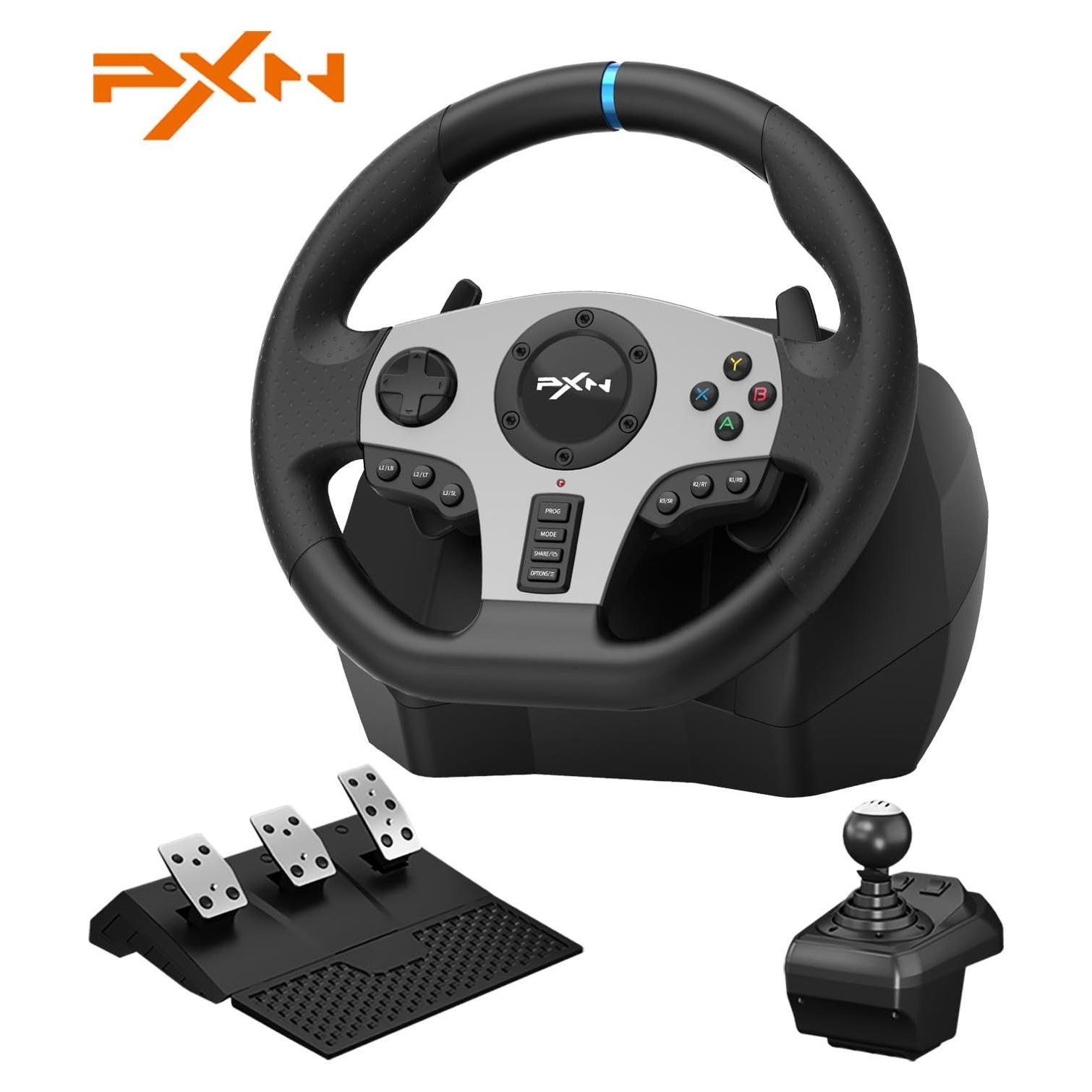 Volante de Carreras PXN V9 para PC, PS4, Xbox y Switch