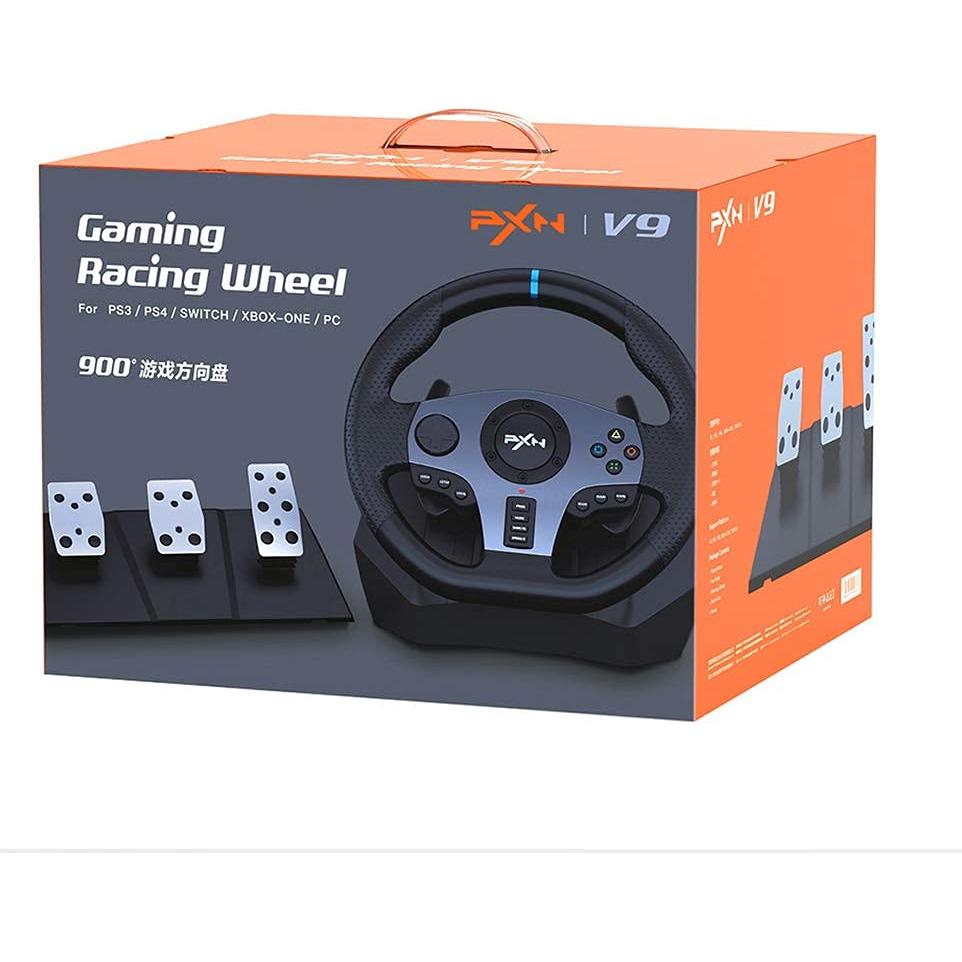 Volante de Carreras PXN V9 para PC, PS4, Xbox y Switch