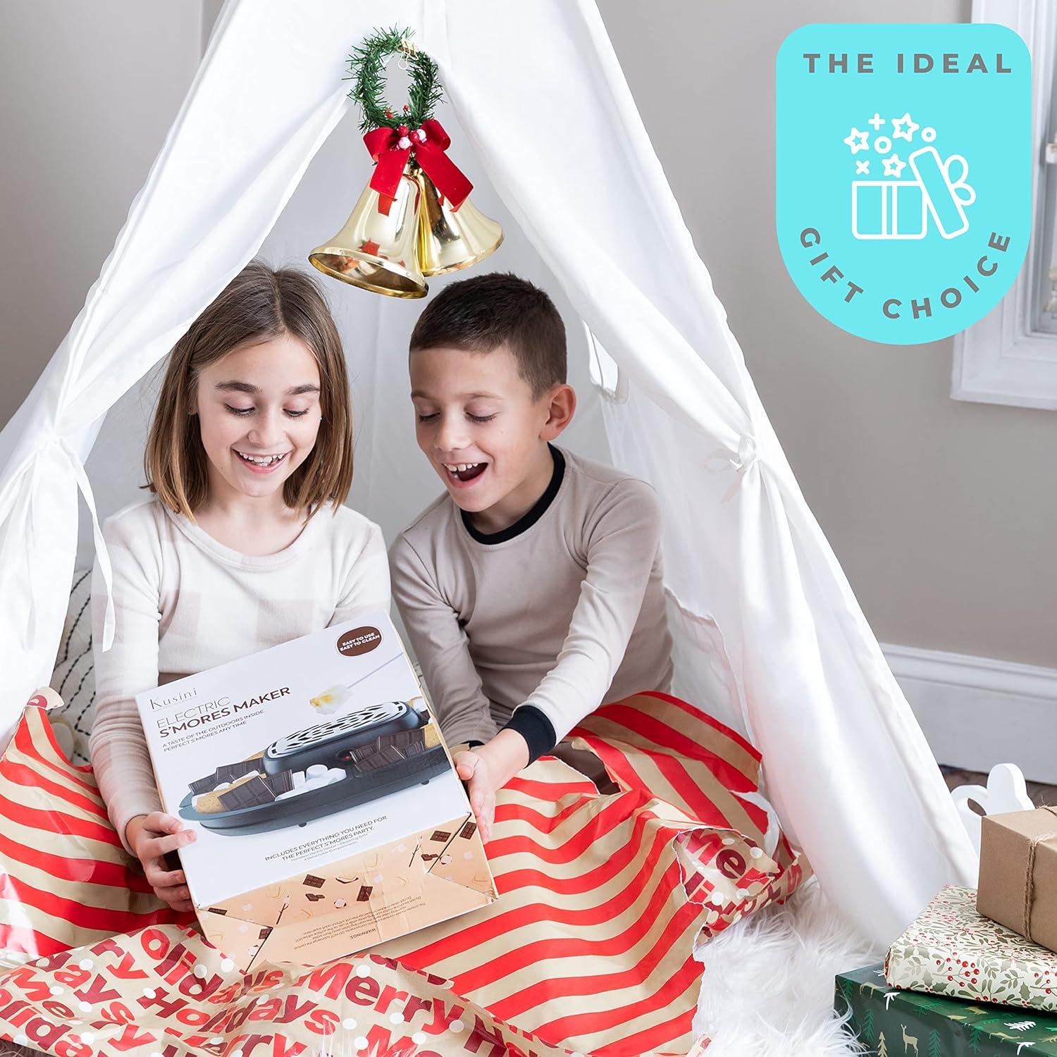 Hacedor de Smores Kusini - Eléctrico Sin Llama - 4 Bandejas