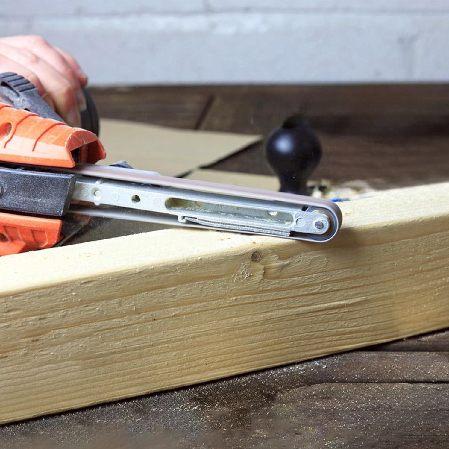 Cintas de Lijado TAOKYID 1/2" x 18" 36 Pcs Óxido de Aluminio