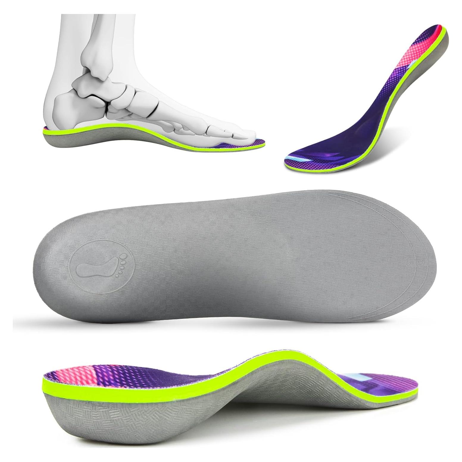 Plantillas ortopédicas XKC para fascitis plantar, tamaño 5-7