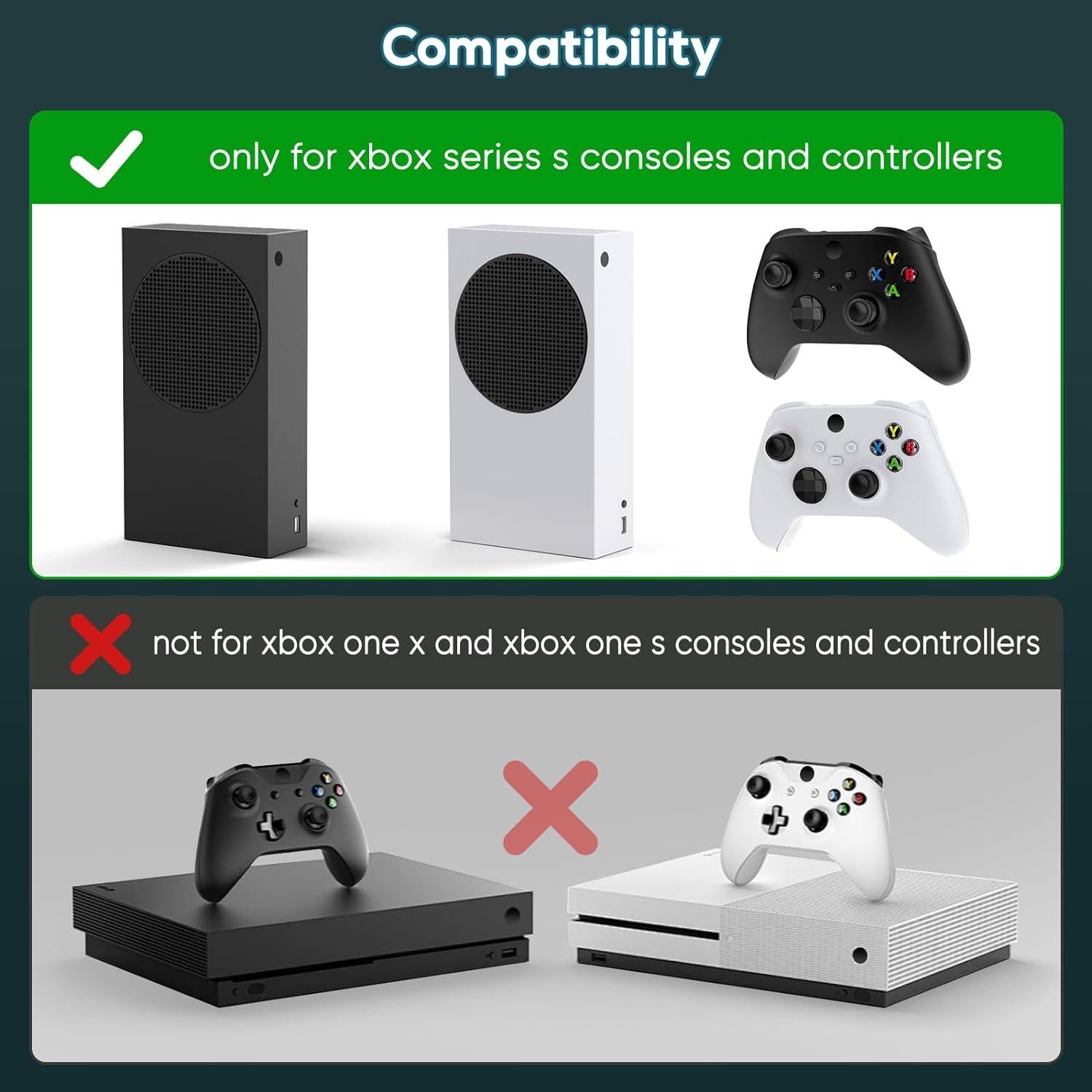 Soporte Ventilación y Carga para Xbox Series S MENEEA RGB