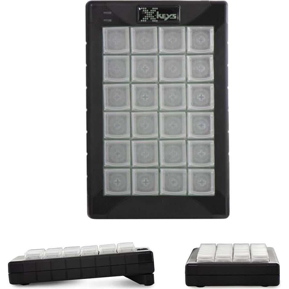 Teclado programable USB X-keys XK-1483-UABK24-R 24 teclas