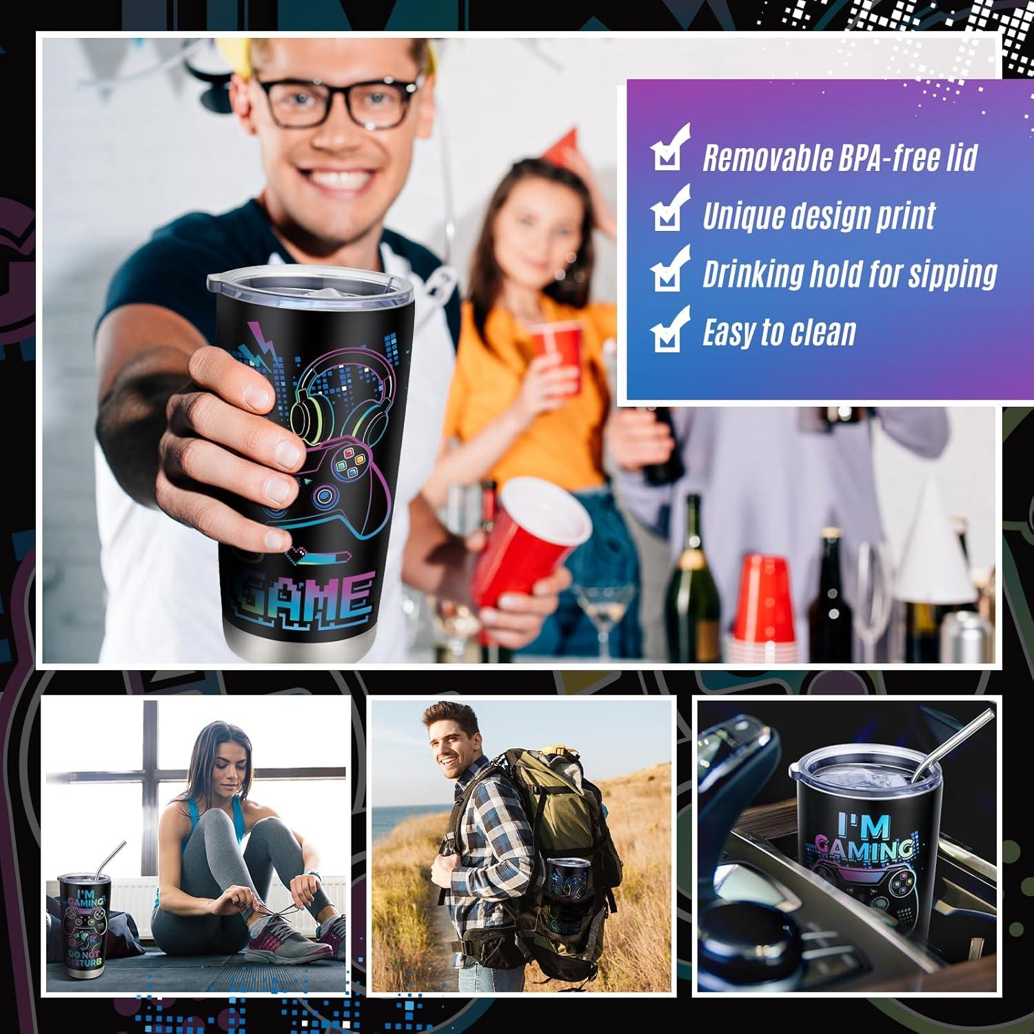 Set de Regalo Gamer Ovveroche con Vaso, Cojín y Calcetines