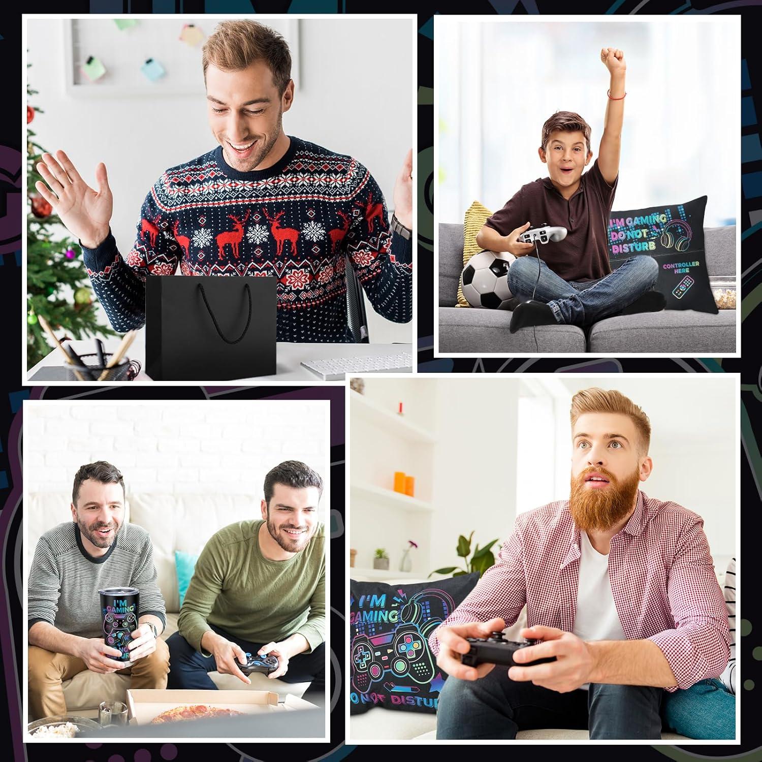 Set de Regalo Gamer Ovveroche con Vaso, Cojín y Calcetines