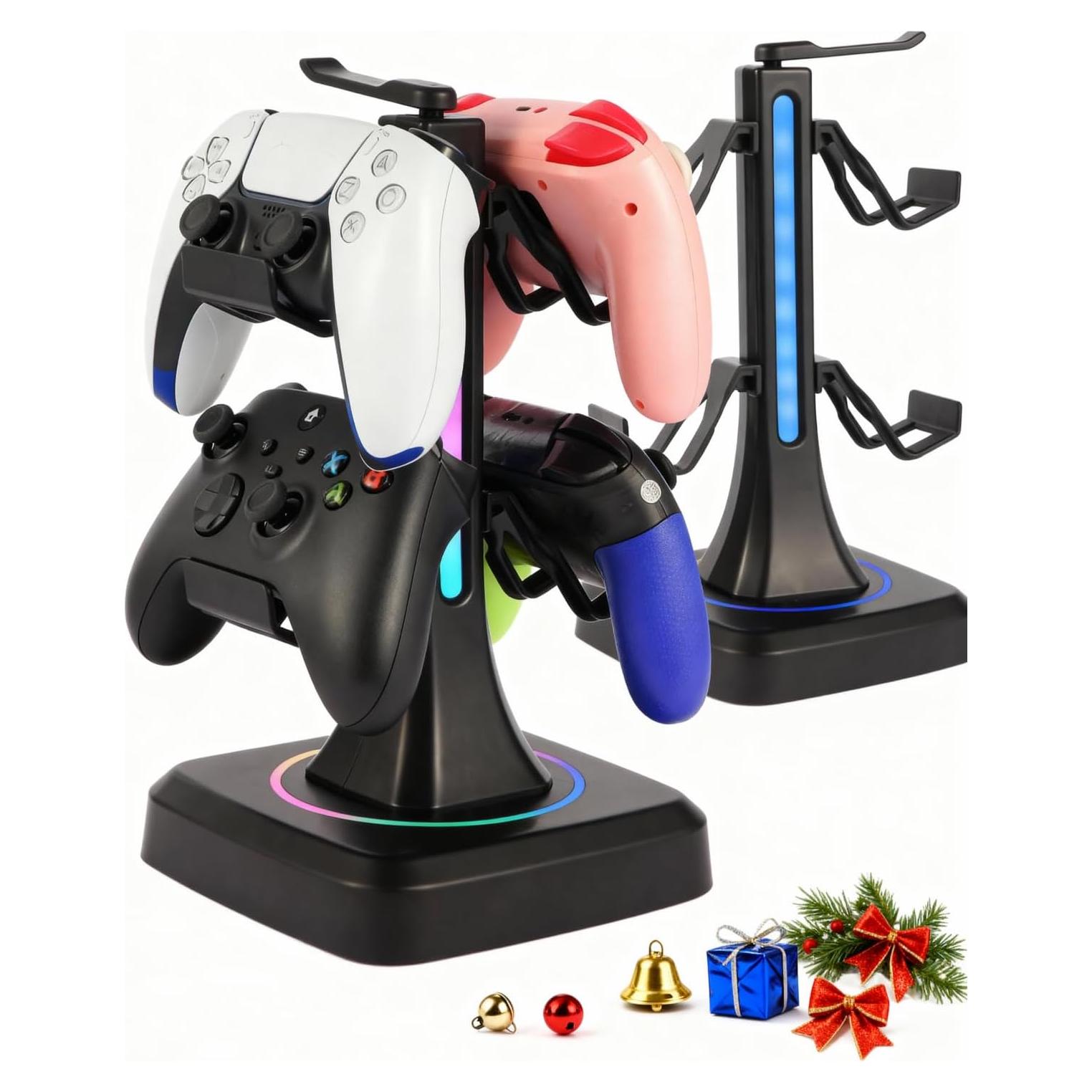 Soporte para Controladores y Auriculares RGB Yichenkeji 29 cm