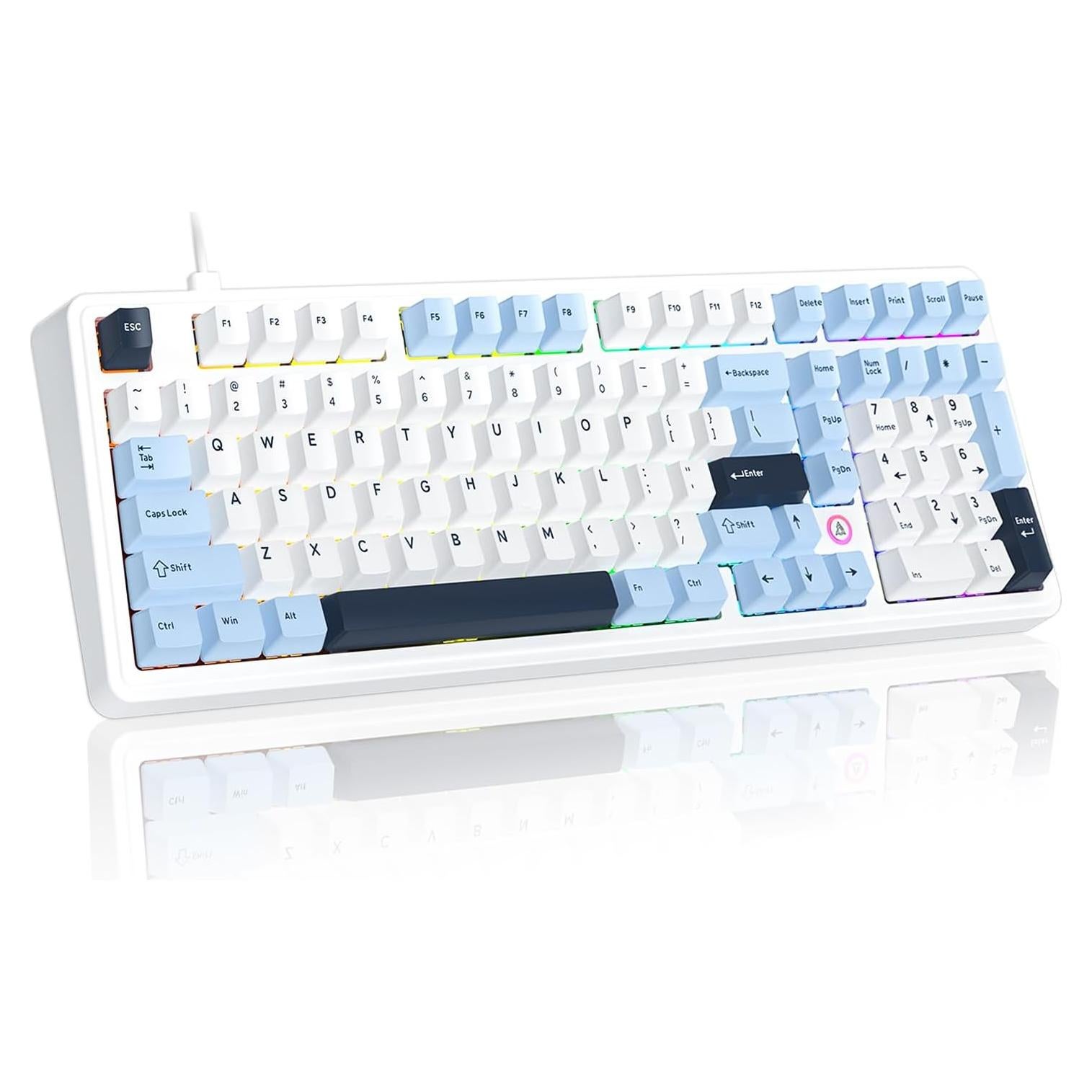 Teclado Mecánico Hot-Swappable Ajazz AK980 RGB 101 Teclas