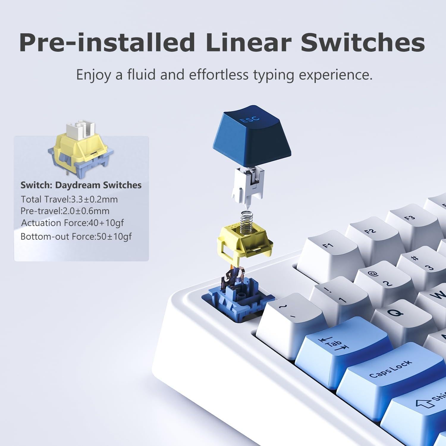 Teclado Mecánico Hot-Swappable Ajazz AK980 RGB 101 Teclas