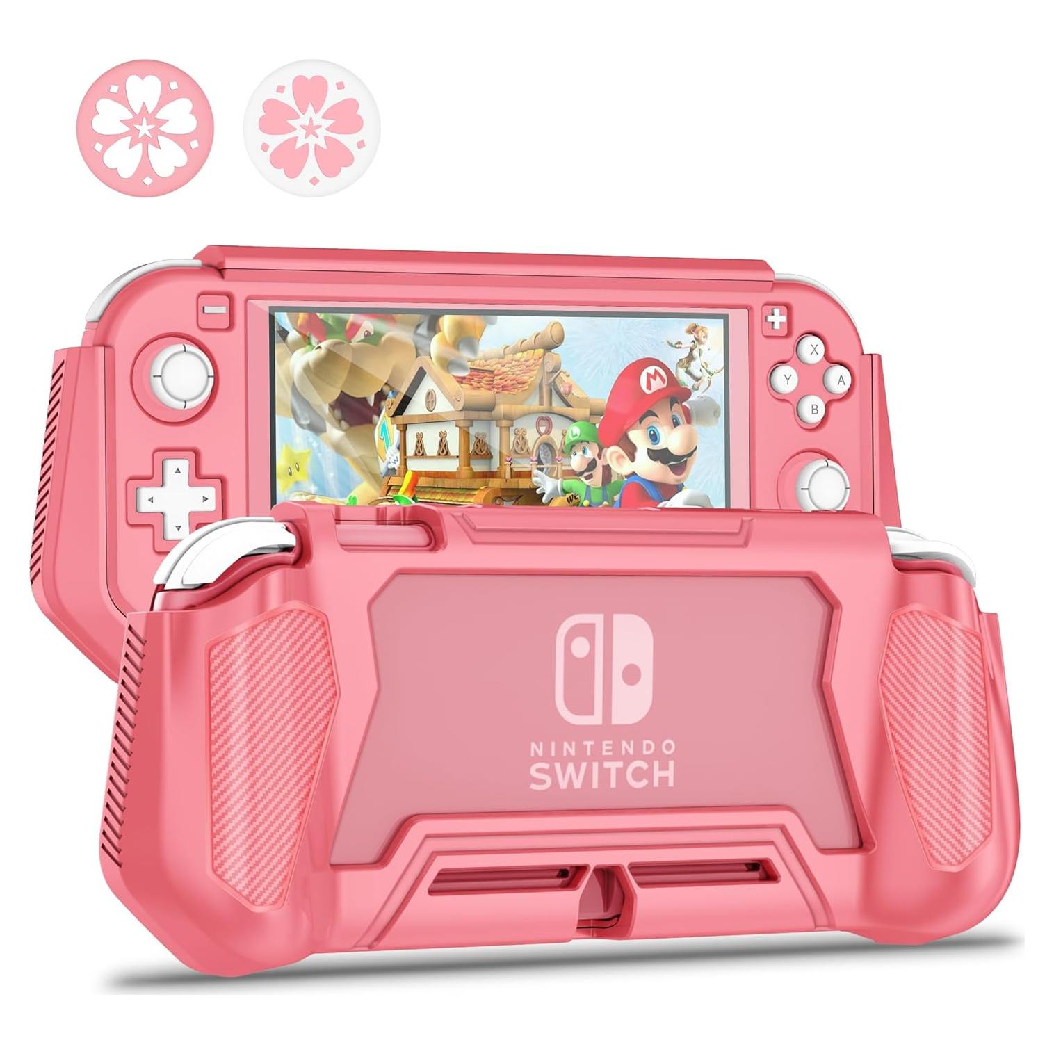 Funda Protectora Kailfee para Switch Lite con Agarre Coral