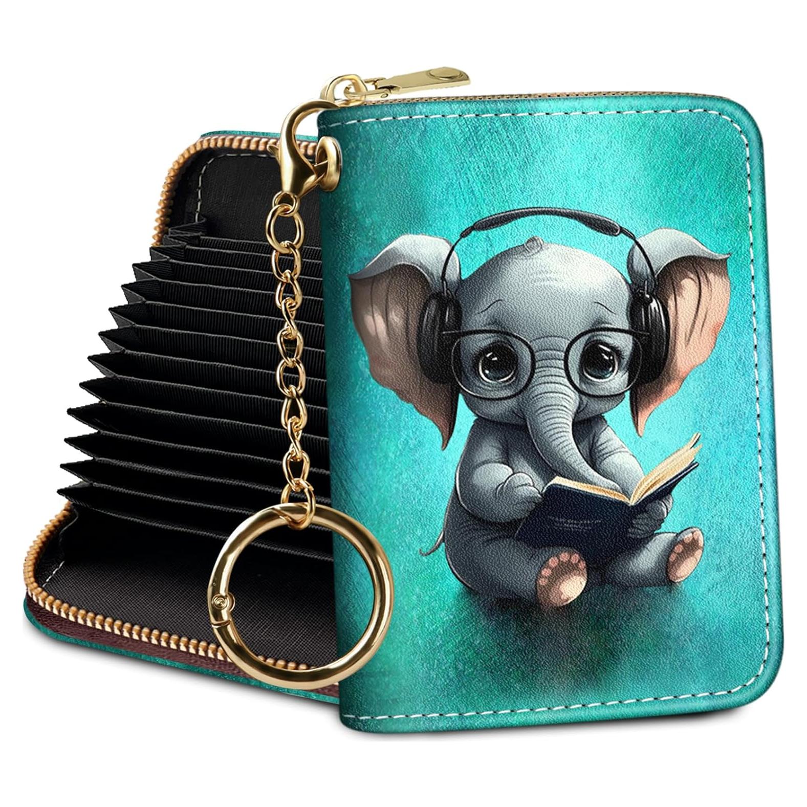 Billetera Portatarjetas RFID Yonlevres Elefante Lindo