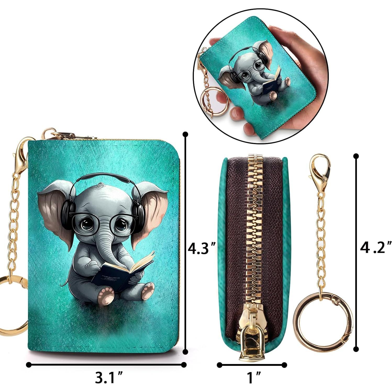 Billetera Portatarjetas RFID Yonlevres Elefante Lindo