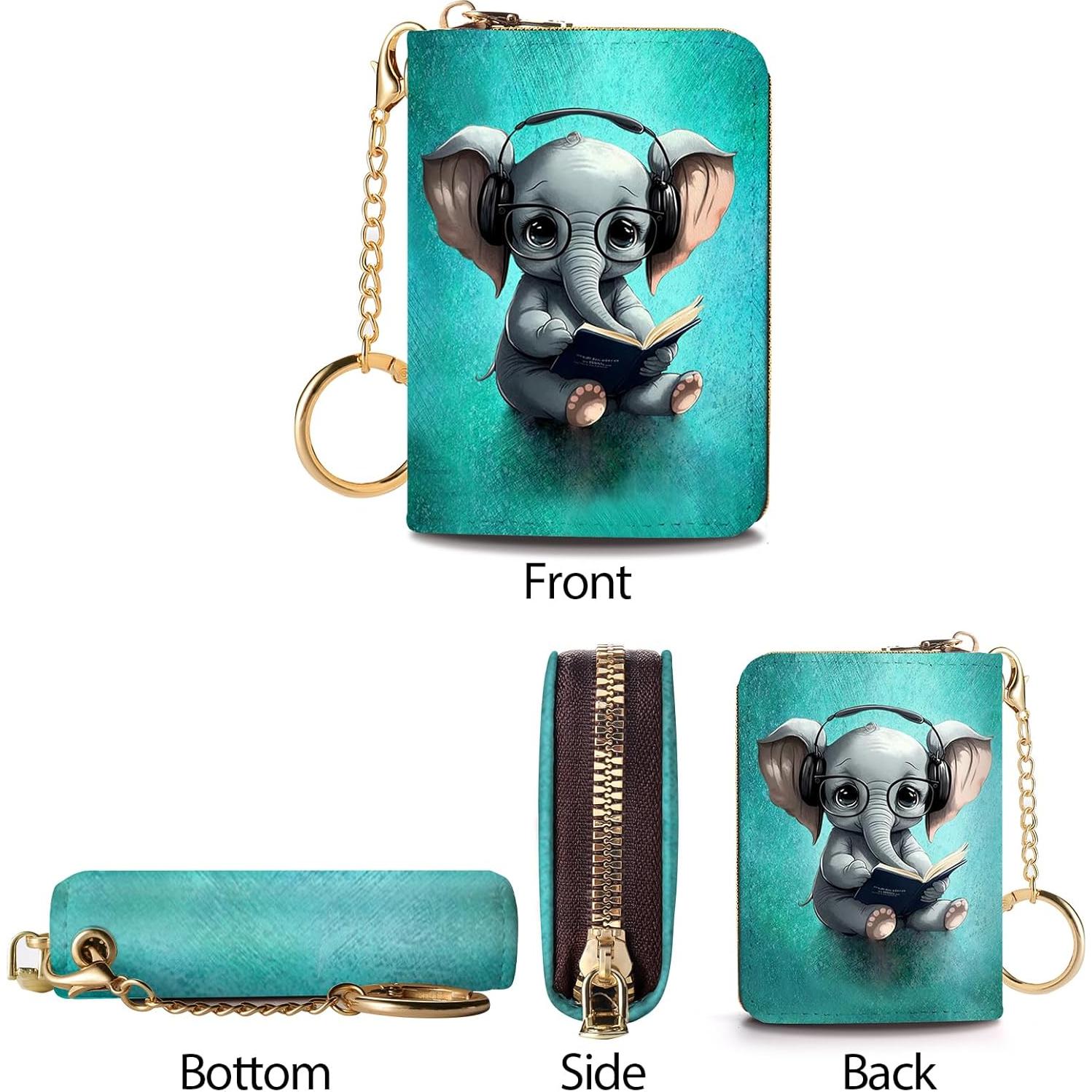 Billetera Portatarjetas RFID Yonlevres Elefante Lindo