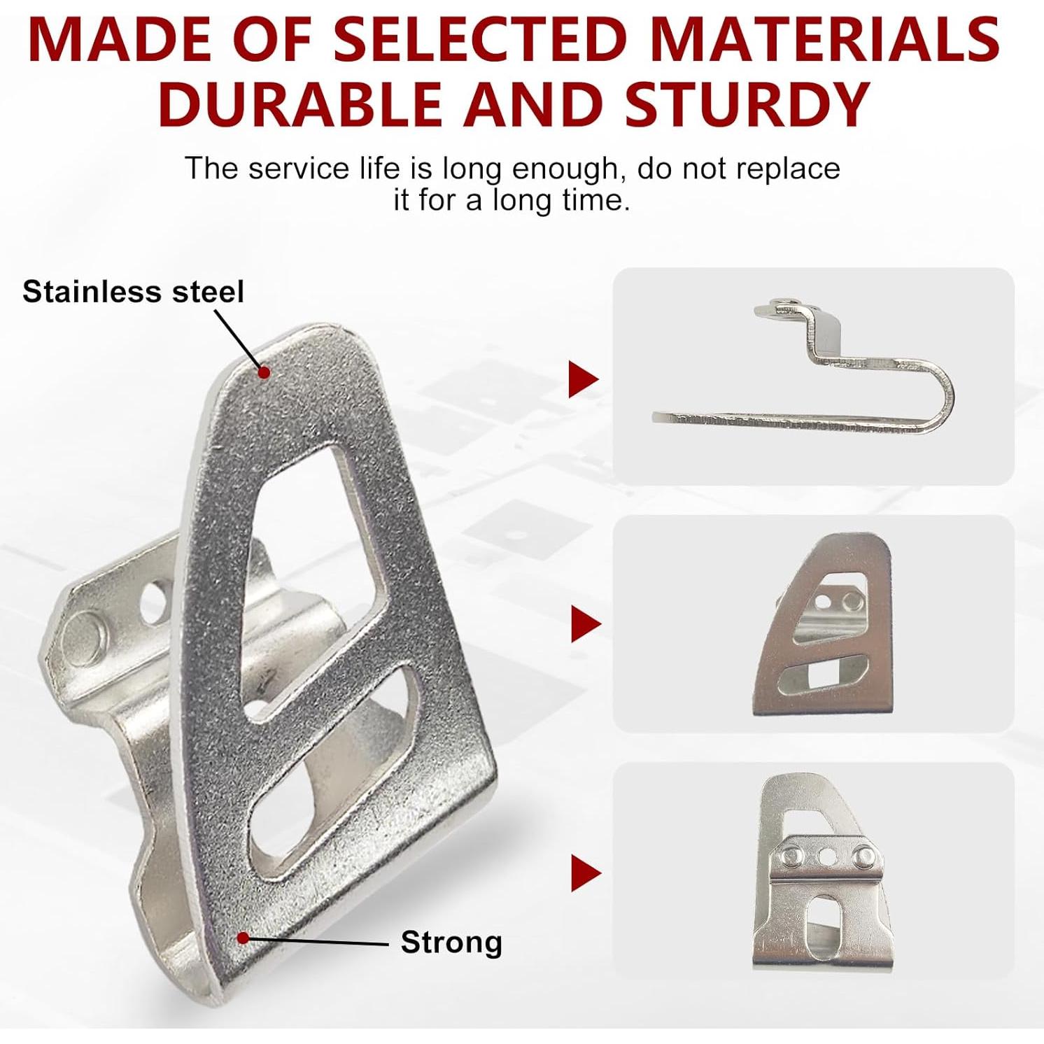 Clip de Cinturón 6PCS HAVANSIDY para Herramientas Milwaukee M18