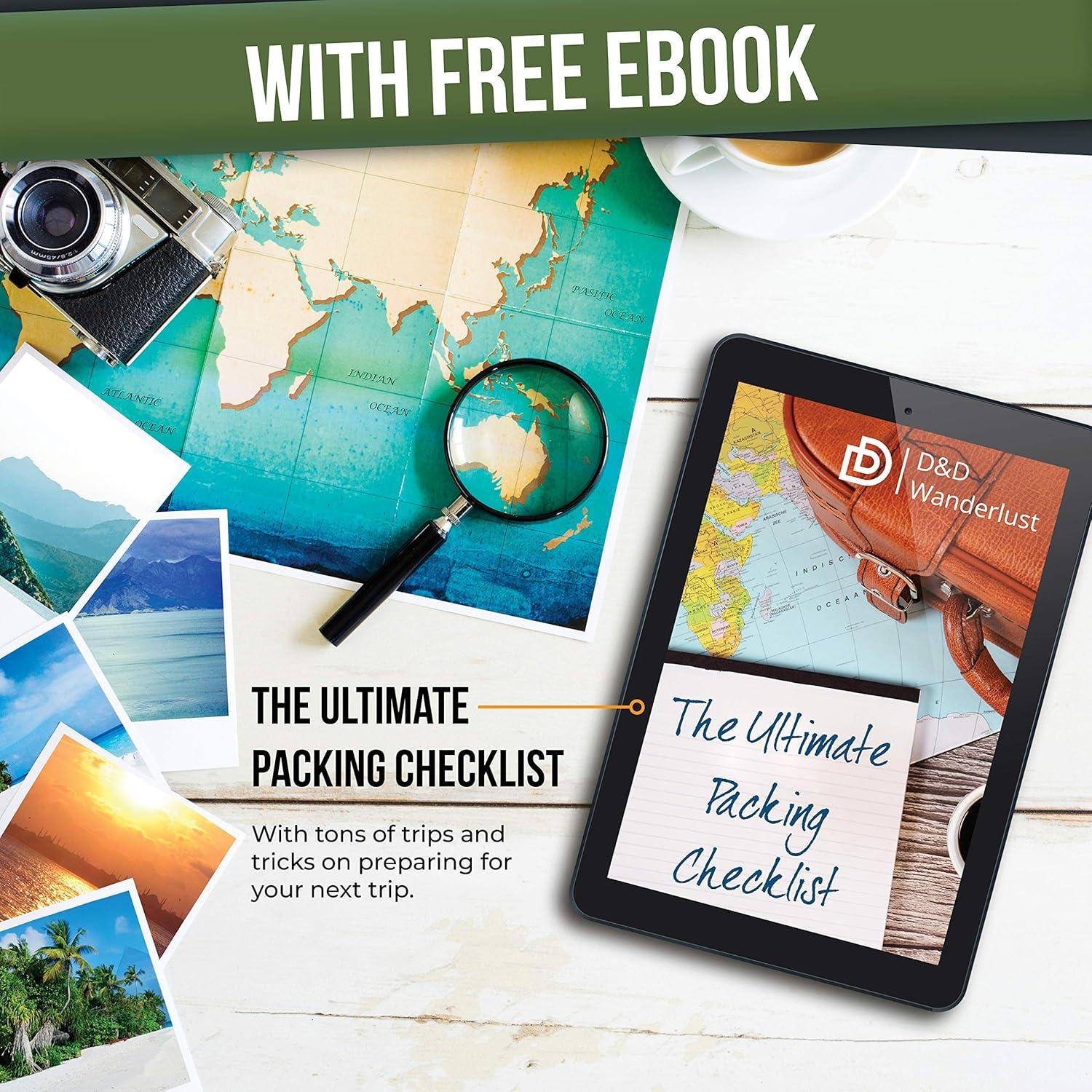 Bolsa de Aseo Colgante D&D Verde Bosque – 10 Compartimentos