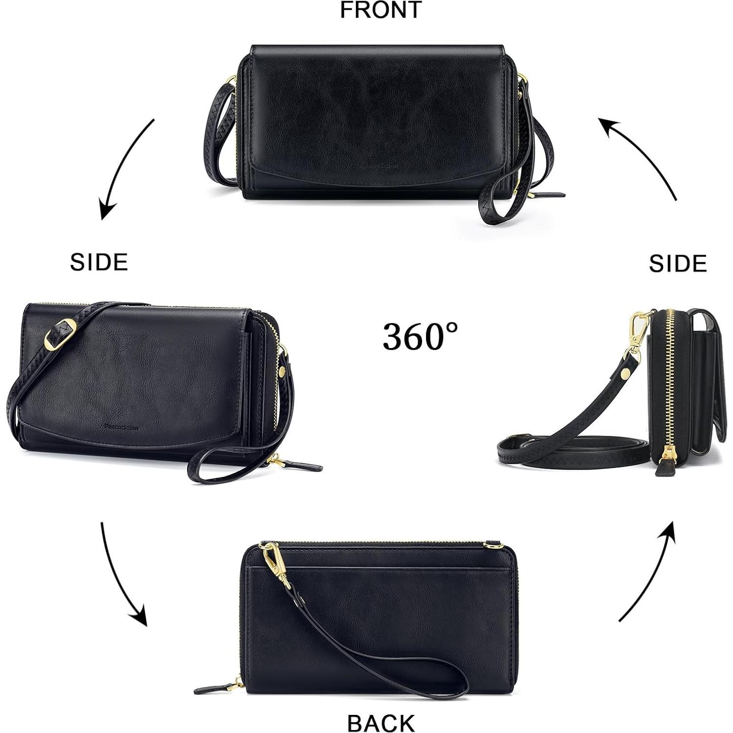 Billetera de Mujer Peacocktion con RFID y Gran Capacidad