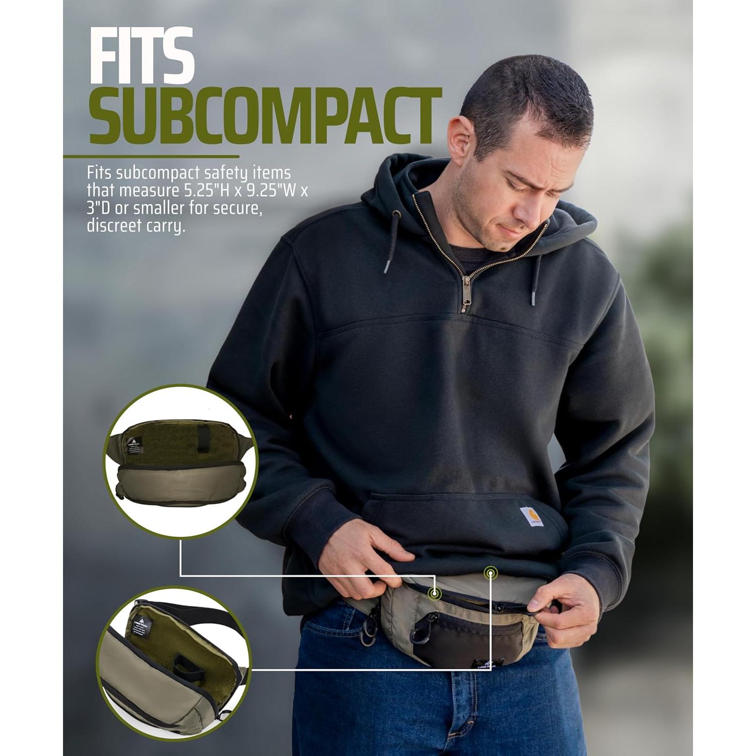 Mochila de Cintura Lone Trail para Hombres - Resistente y Discreta