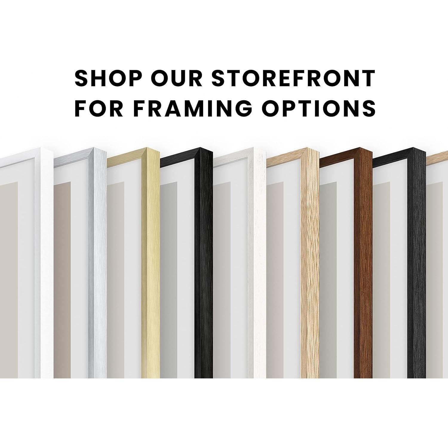 Arte de Pared Surfista Haus and Hues 30x40 cm Marco Beige