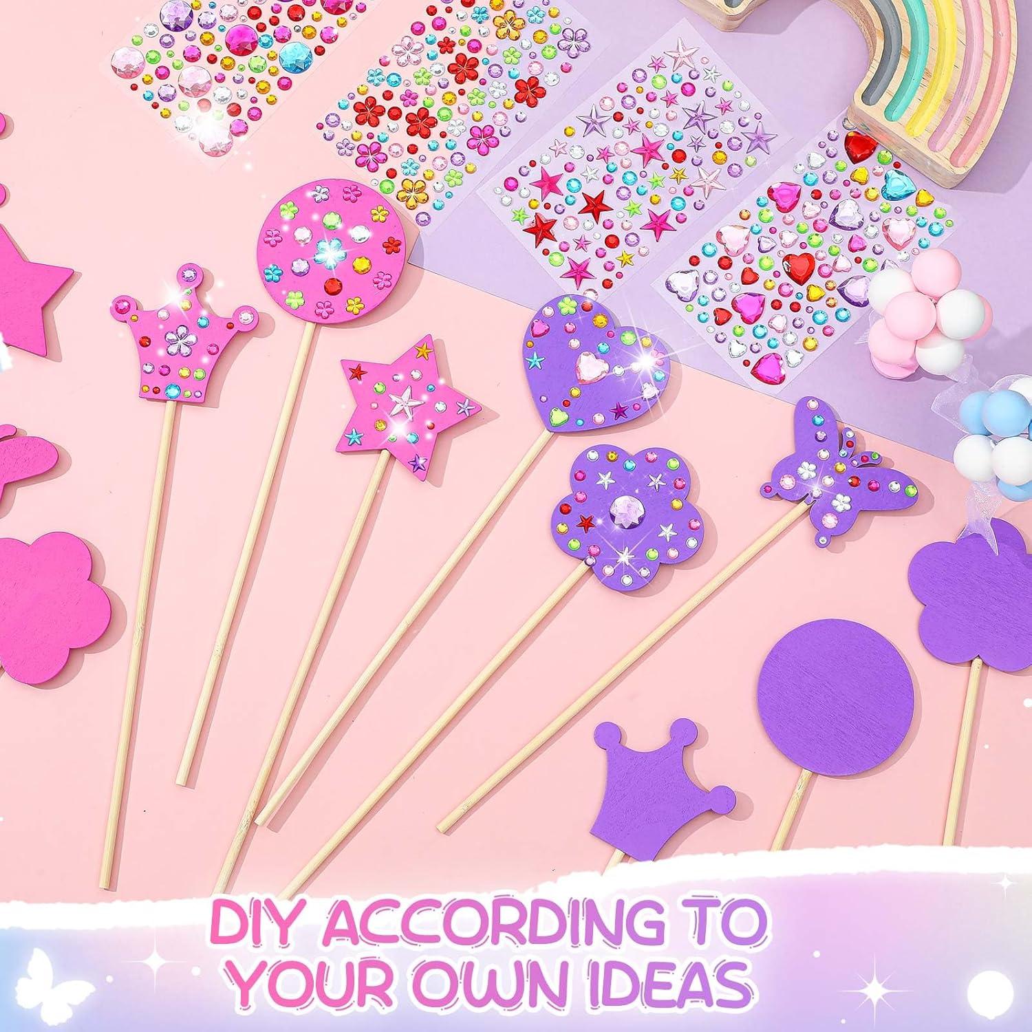 Kit de Varitas de Hada Juexica 24 Piezas Madera DIY