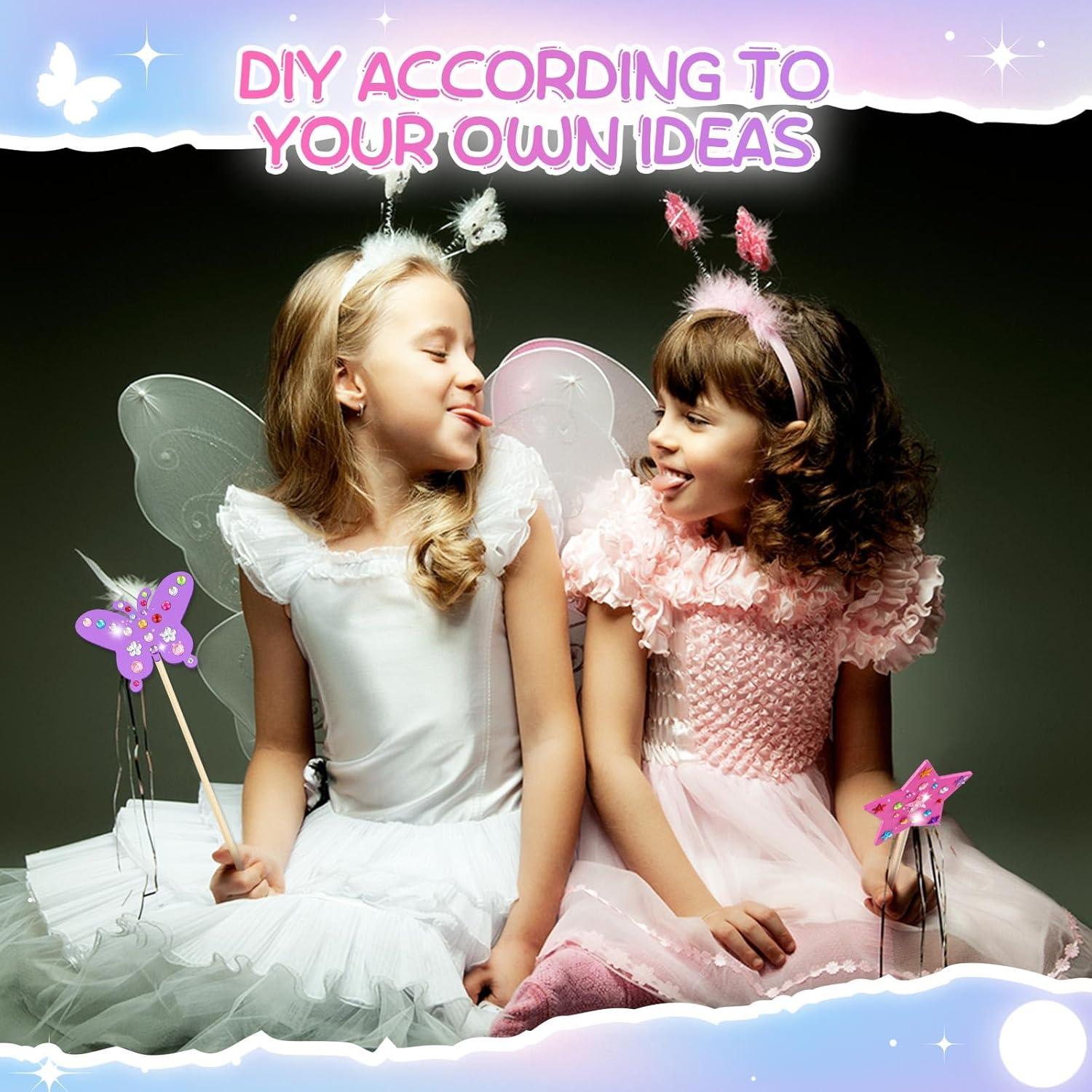 Kit de Varitas de Hada Juexica 24 Piezas Madera DIY