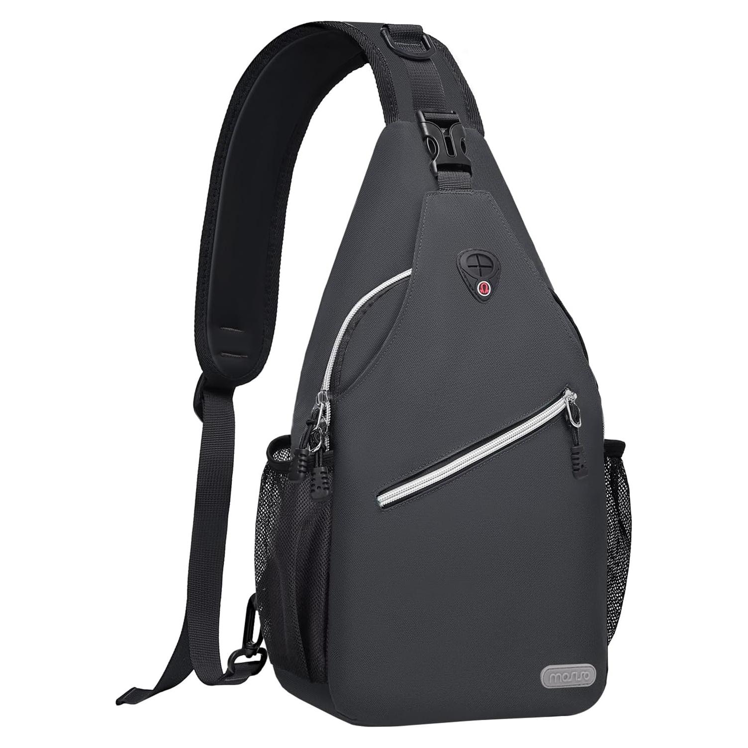 Mochila de Hombro MOSISO Gris Espacial 6L para Senderismo
