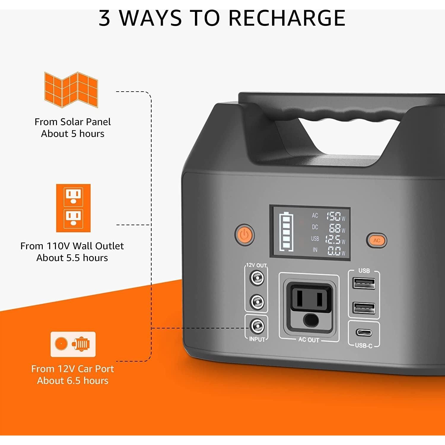 Banco de Energía EnginStar 150W 42000mAh para Emergencias