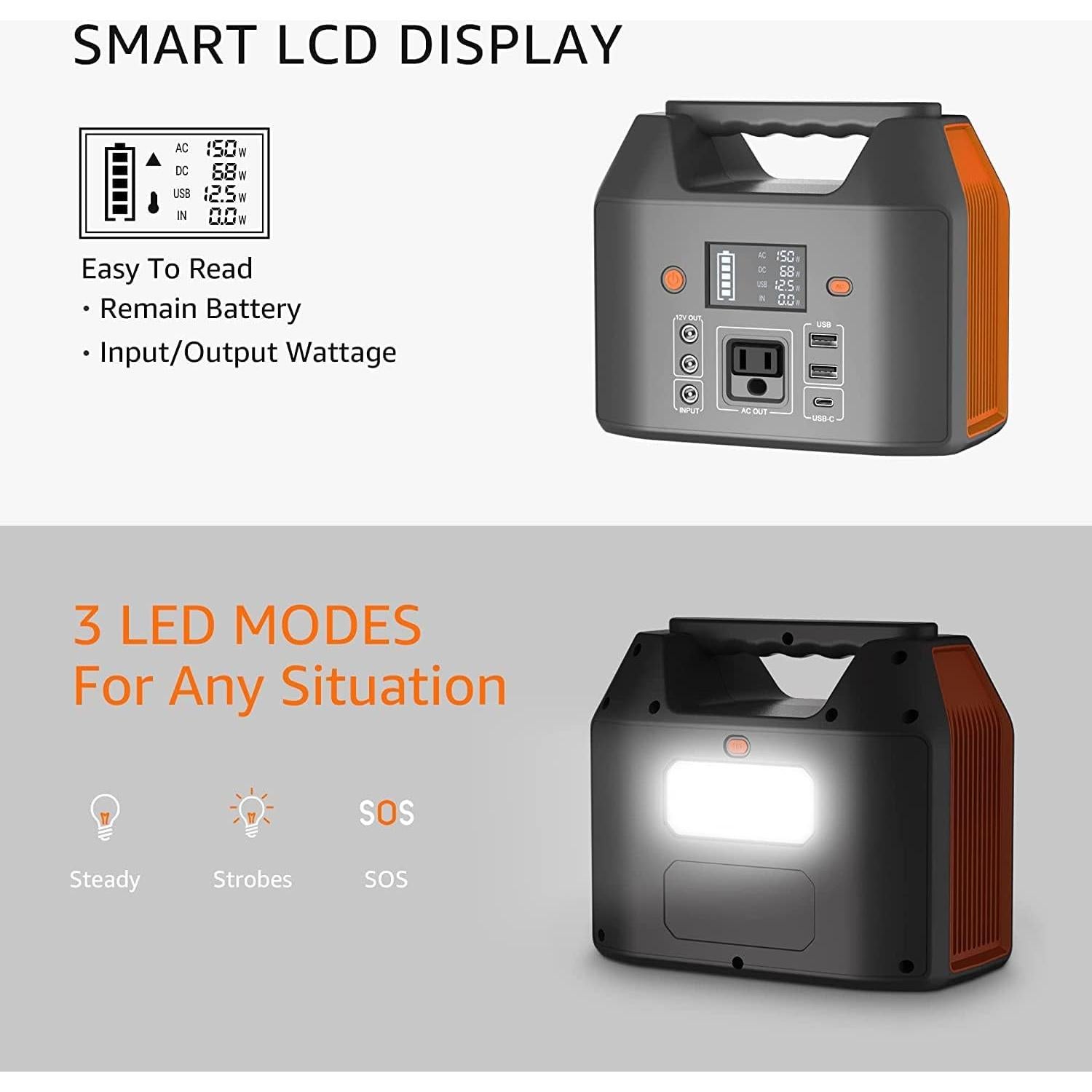 Banco de Energía EnginStar 150W 42000mAh para Emergencias