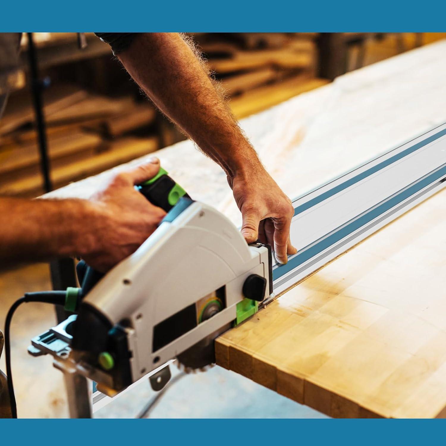 Guía de Sierra de Pista Barlezy 99 cm con Conectores y Protección