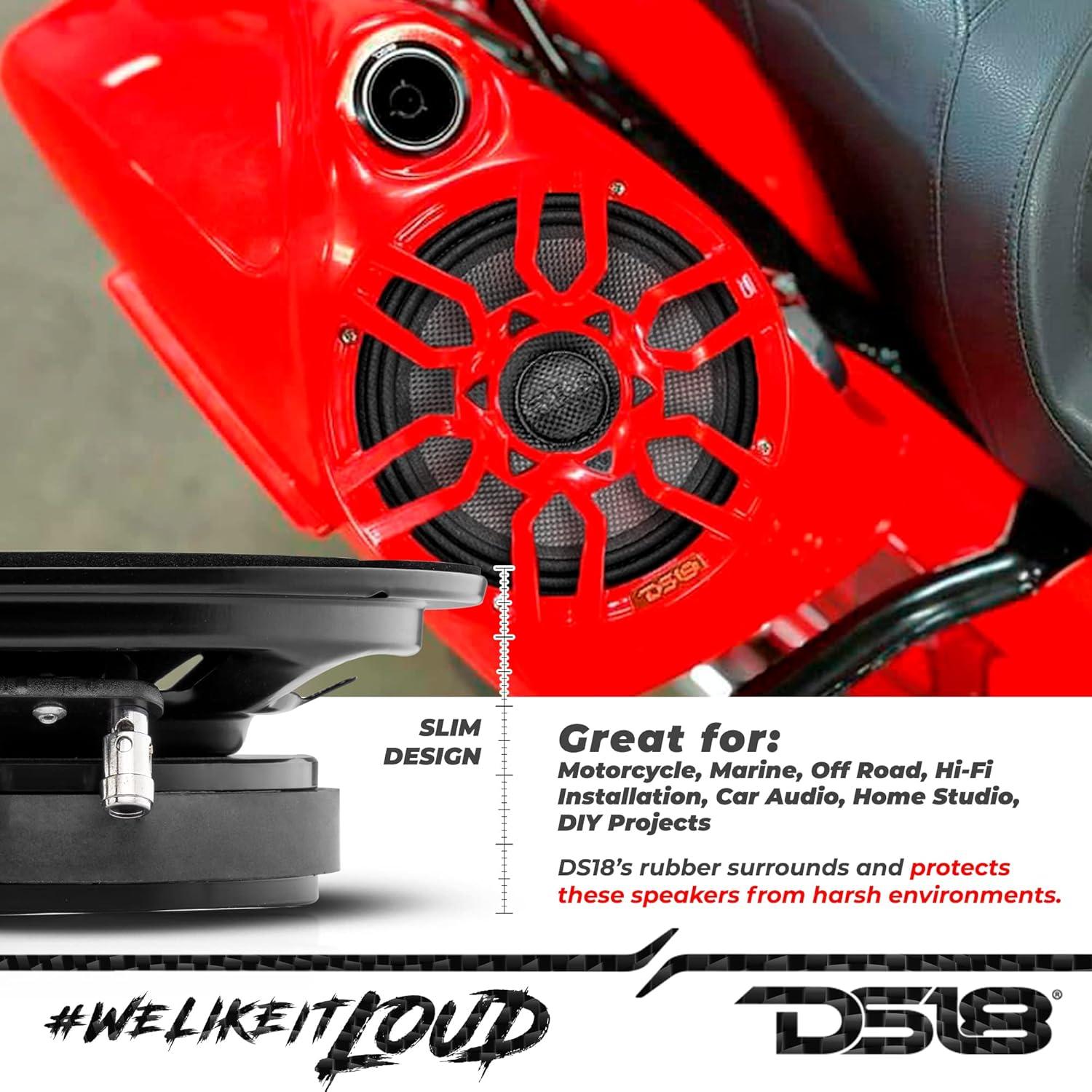 Altavoz DS18 PRO-CF8.4SL 20.3cm Resistente al Agua 275W RMS