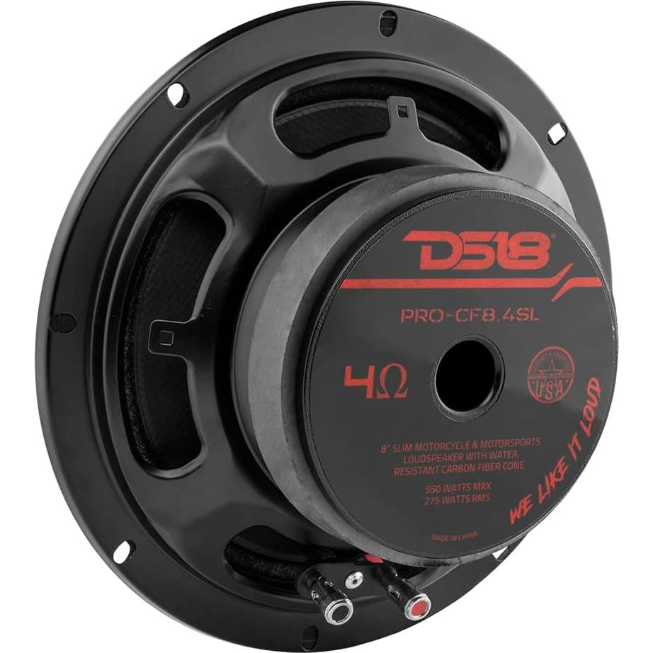 Altavoz DS18 PRO-CF8.4SL 20.3cm Resistente al Agua 275W RMS