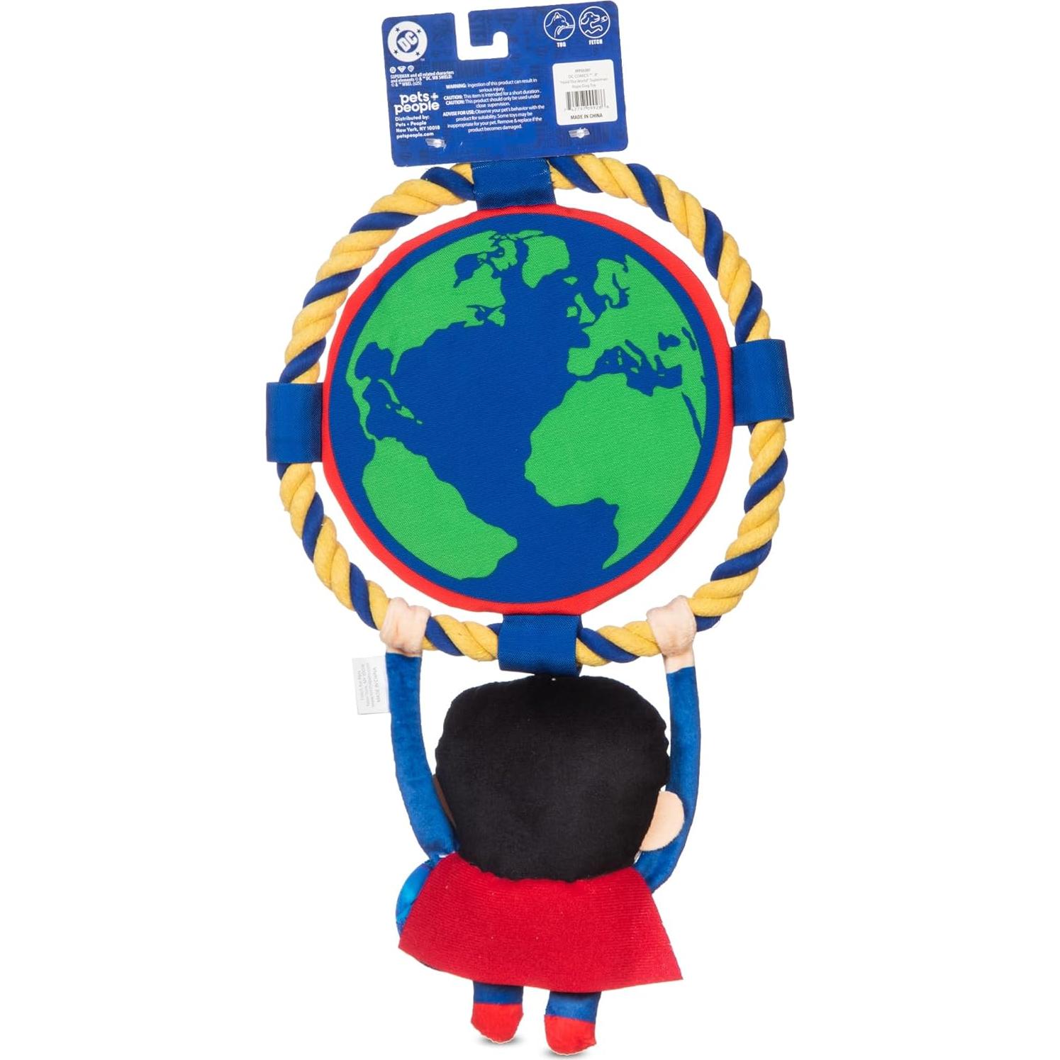 Juguete para Perros DC Superman 20 cm Tirar y Masticar