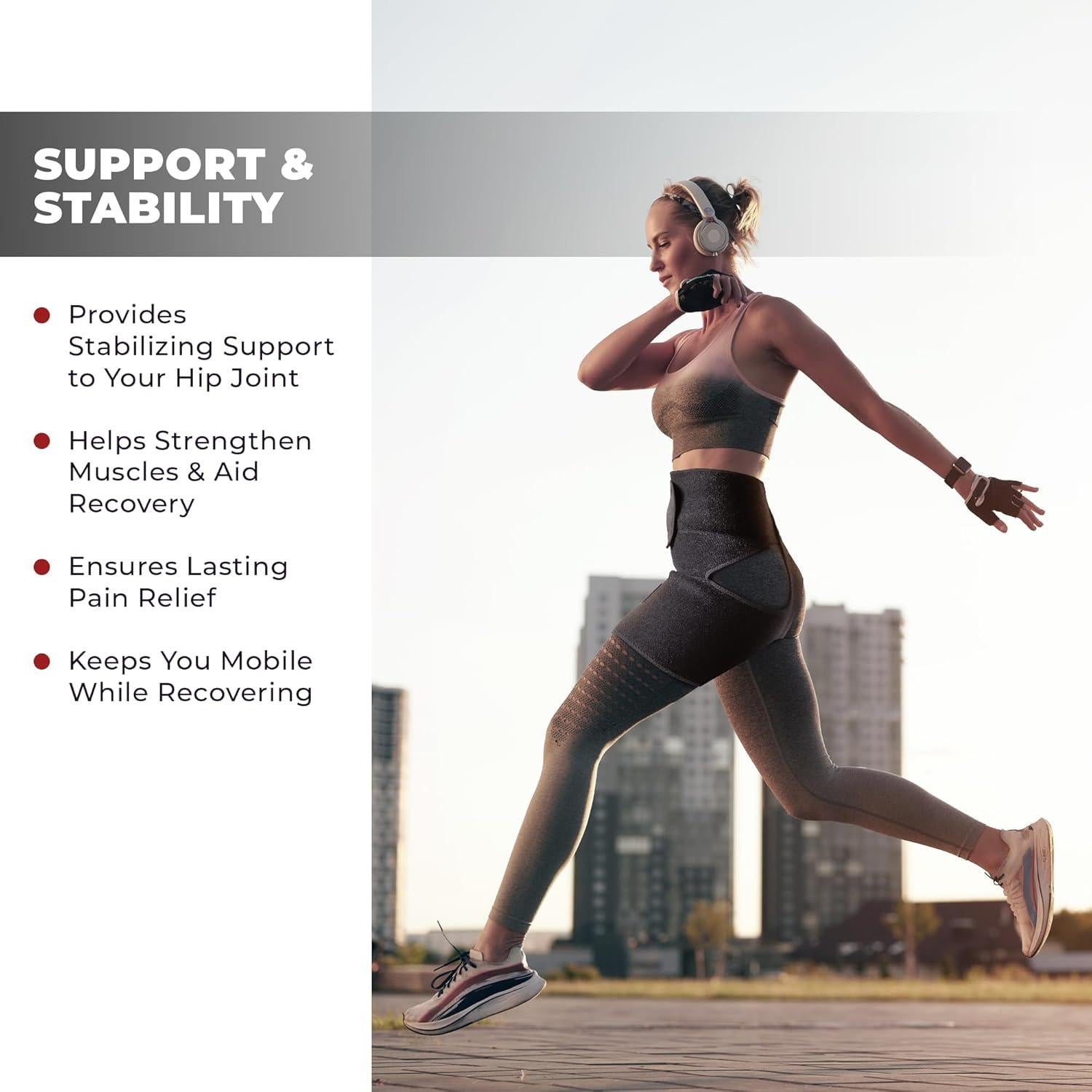 Faja Ortopédica Boxiki para Cadera Izquierda - Soporte Ajustable