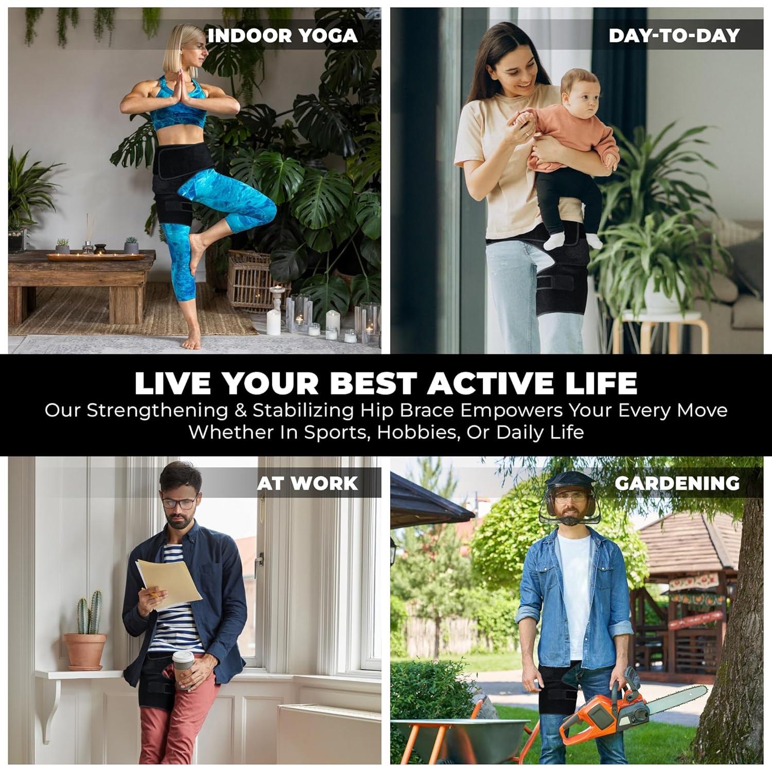 Faja Ortopédica Boxiki para Cadera Izquierda - Soporte Ajustable