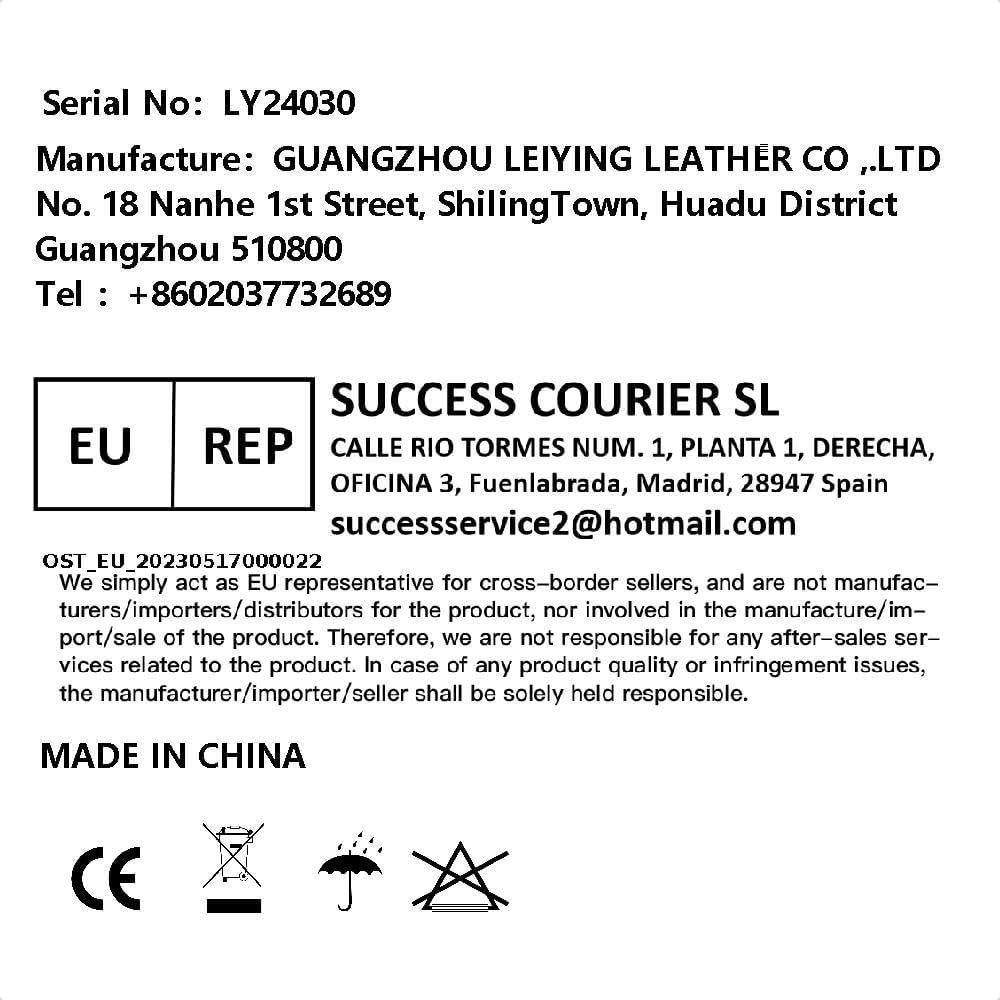 BANGE Bolsa Cruzada Impermeable para Hombres - Negro