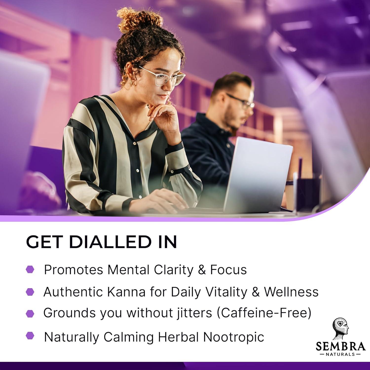 KANNAFOCUS Extracto Natural de Kanna 50mg - 30 Cápsulas