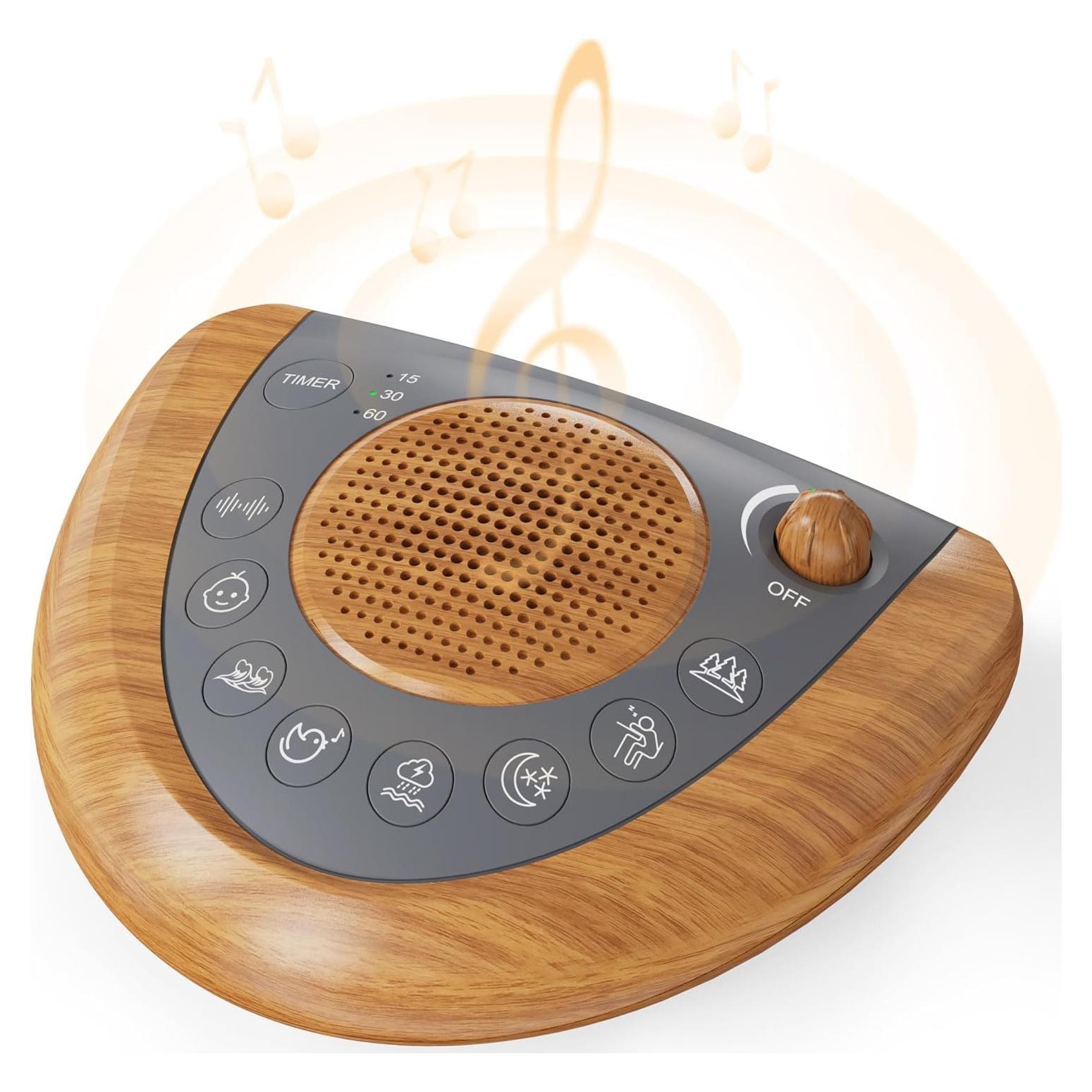 Máquina de Sonido Mesqool CR1007PRO con 36 Sonidos Relajantes