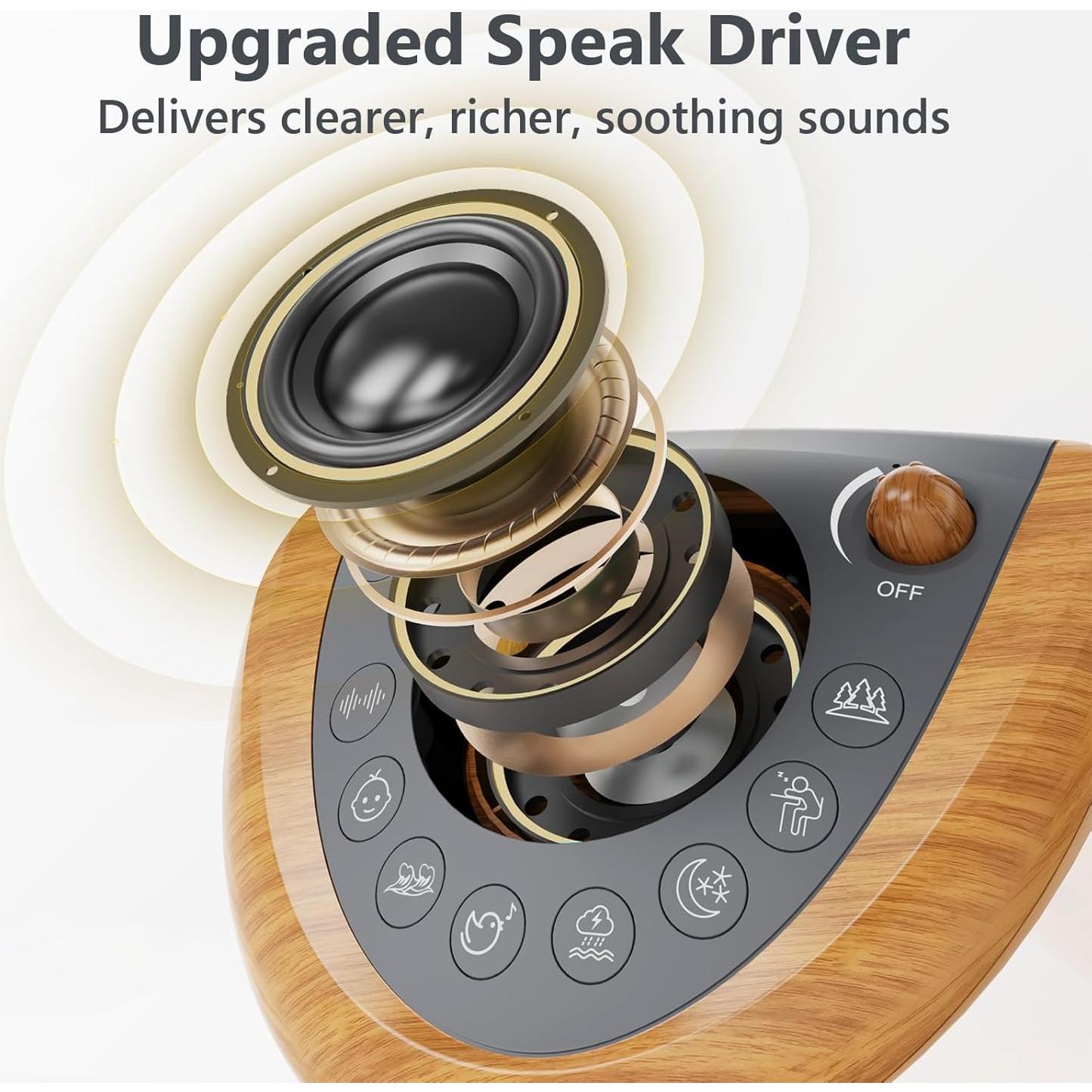 Máquina de Sonido Mesqool CR1007PRO con 36 Sonidos Relajantes