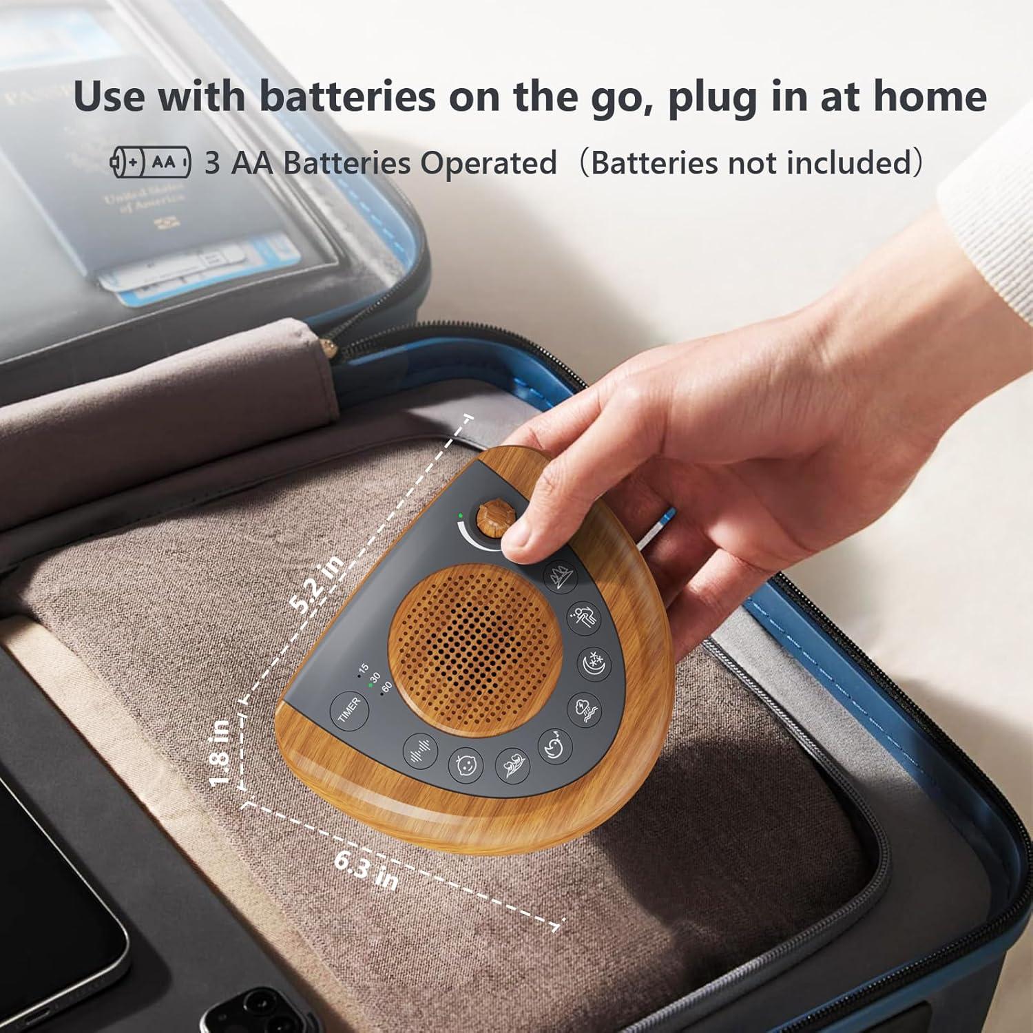 Máquina de Sonido Mesqool CR1007PRO con 36 Sonidos Relajantes